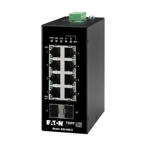 Eaton 8-Port Unmanaged Industrial Gigabit Ethe (NGI-U08C2POE8) thumbnail