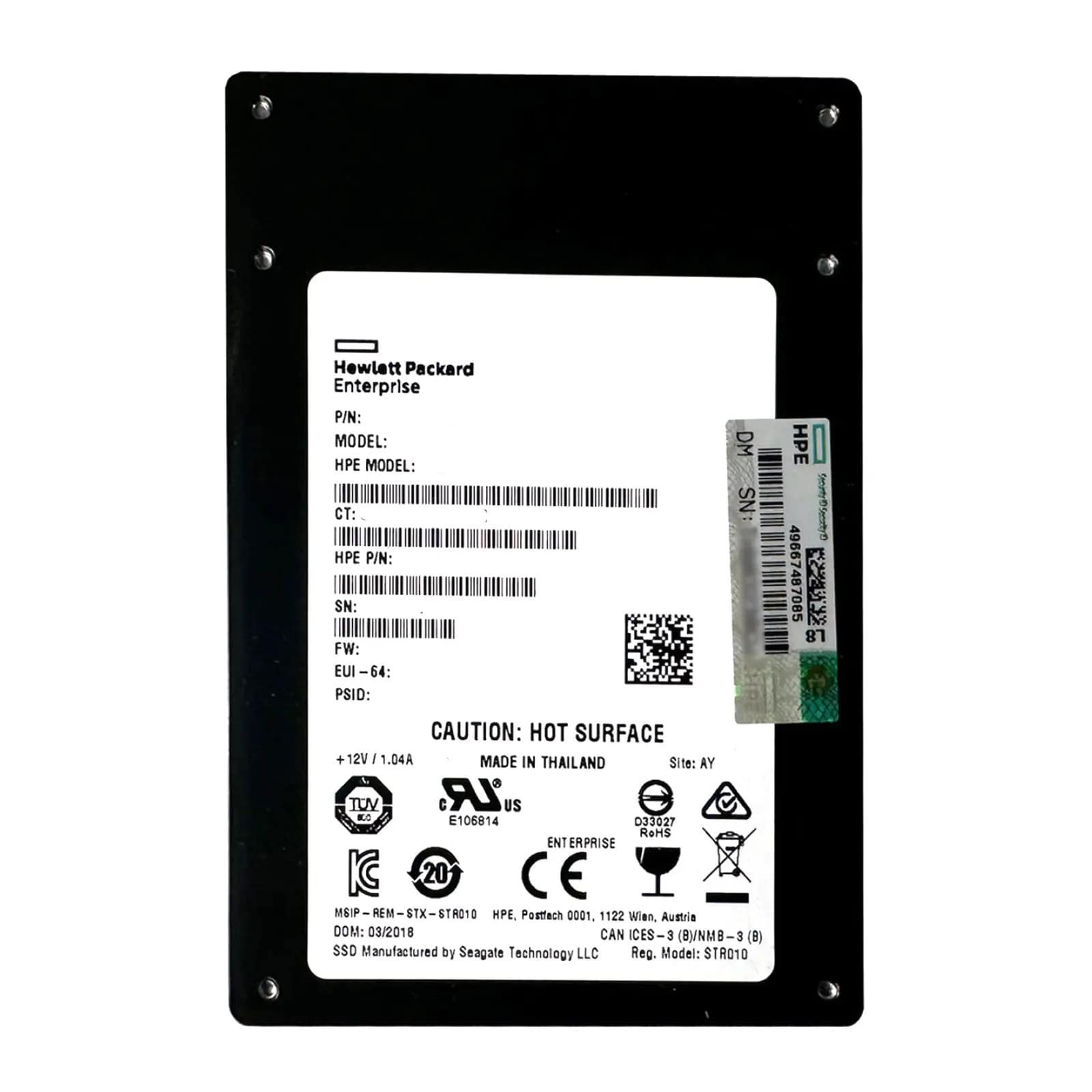 HP SPS-DRV SSD 1.92TB SATA SFF (P03483-003) thumbnail
