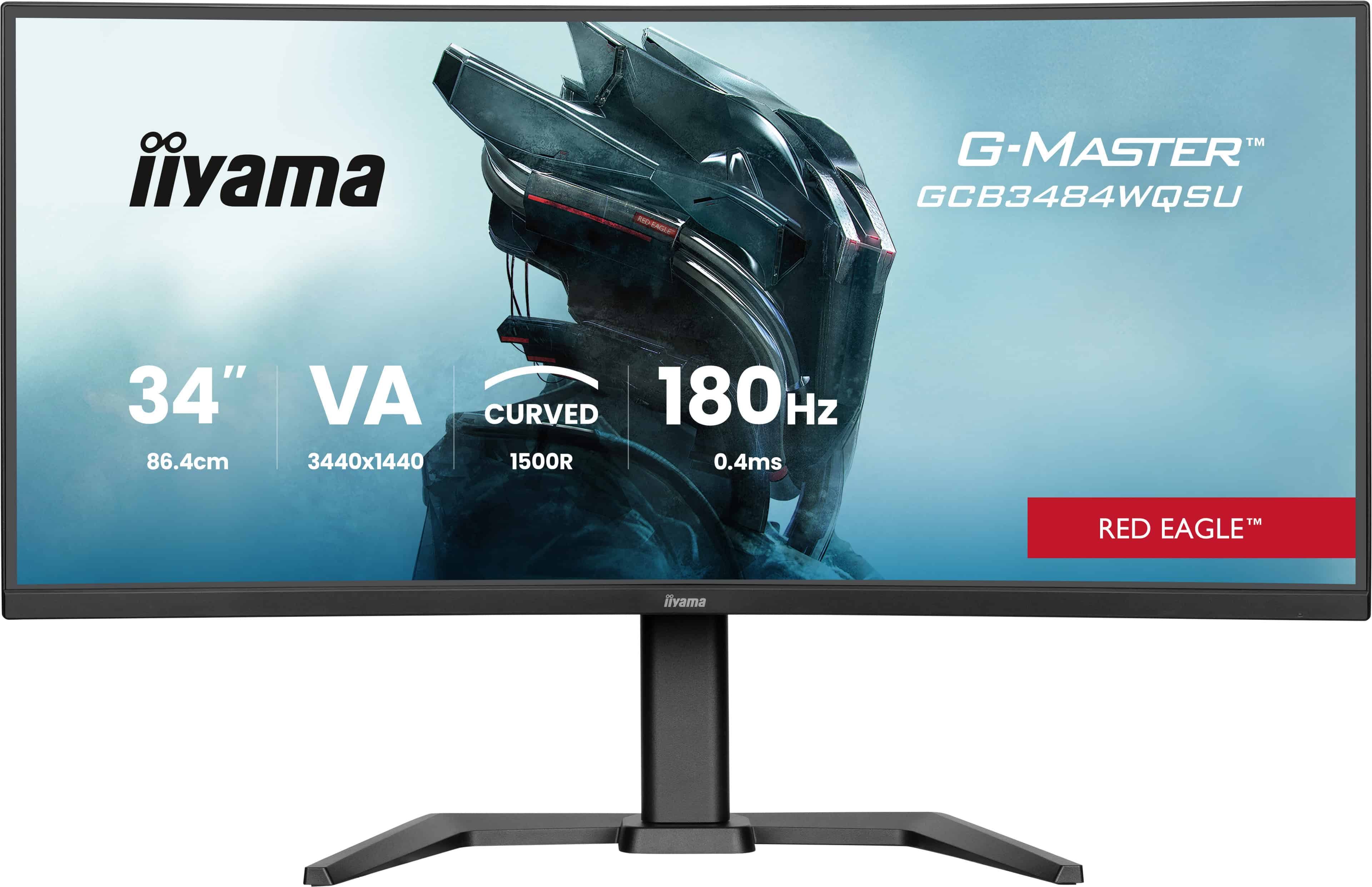 iiyama G-MASTER GCB3484WQSU-B1 computer monitor 86,4 cm (34) 3440 x 1440 Pixels UltraWide Quad HD LED Zwart (GCB3484WQSU-B1) thumbnail