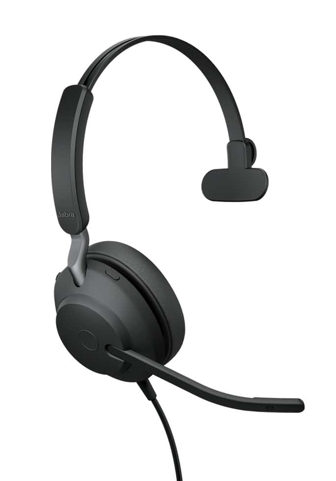 Jabra Evolve2 40 SE Headset Bedraad Hoofdband Kantoor/callcenter USB Type-C / USB Type-A Zwart (24189-889-799) thumbnail