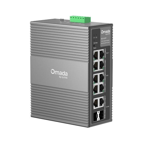 TP-Link Omada IES210GPP netwerk-switch Managed Gigabit Ethernet (10/100/1000) Power over Ethernet (PoE) DIN rail Grijs (IES210GPP) thumbnail TP-Link Omada IES210GPP netwerk-switch Managed Gigabit Ethernet (10/100/1000) Power over Ethernet (PoE) DIN rail Grijs (IES210GPP) thumbnail