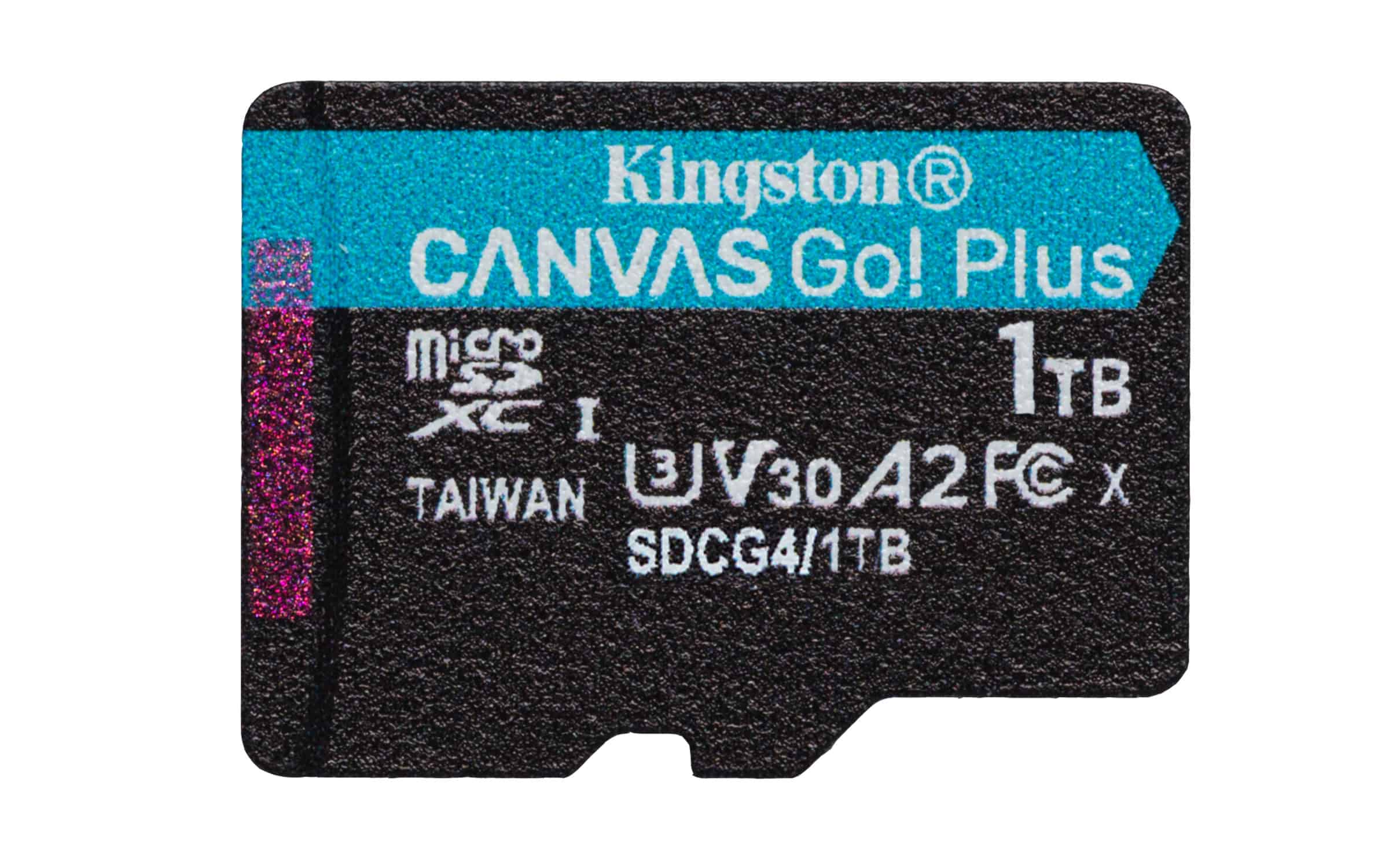 Kingston Technology 1TB microSDXC Canvas Go! Plus Gen4 200R A2 U3 enkel pakket zonder adapter (SDCG4/1TBSP) thumbnail
