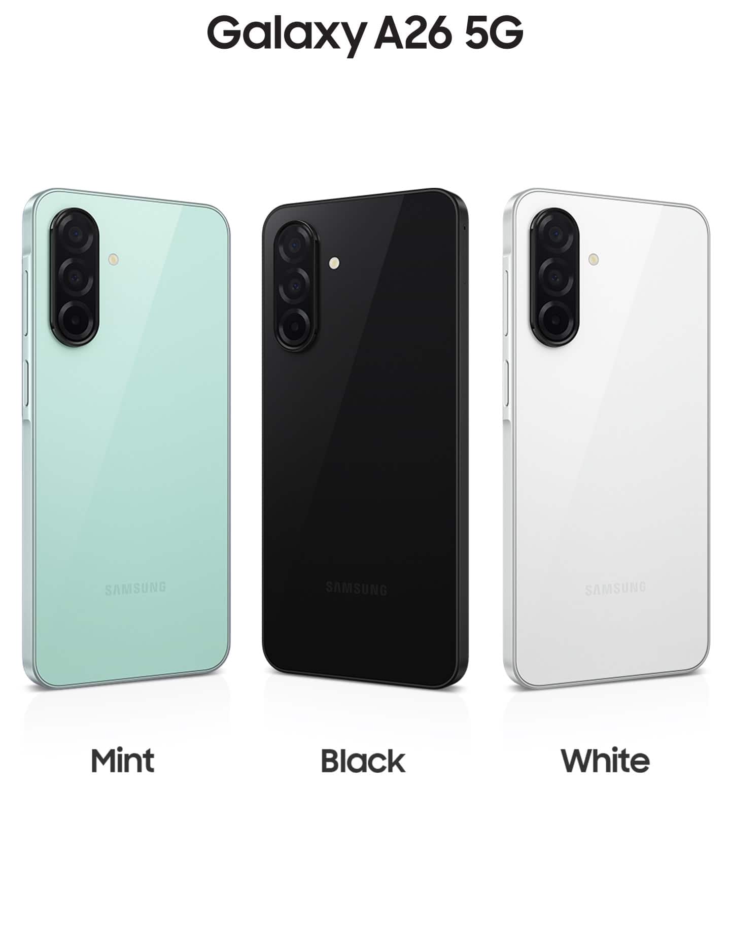 Samsung Galaxy A26 17 cm (6.7") Dual SIM Android 15 5G USB Type-C 6 GB 128 GB 5000 mAh Zwart (SM-A266BZKBEUE) thumbnail