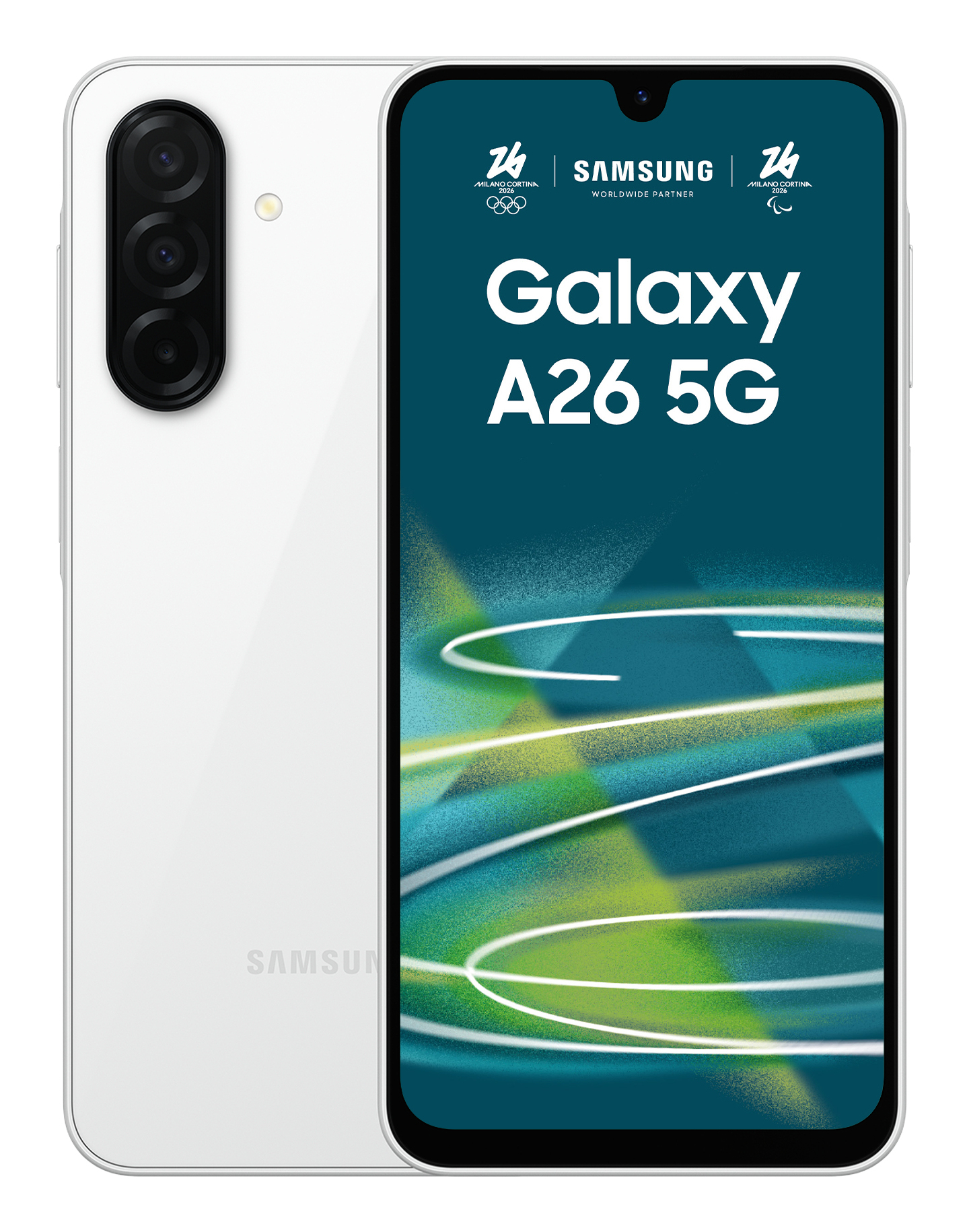 Samsung Galaxy A26 17 cm (6.7") Hybride Dual SIM Android 15 5G USB Type-C 6 GB 128 GB 5000 mAh Wit (SM-A266BZWBEUE) thumbnail