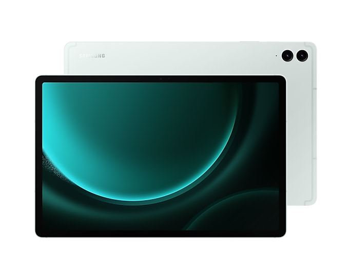 Samsung Galaxy Tab S9 FE+ 5G SM-X616B Samsung Exynos LTE-TDD & LTE-FDD 128 GB 31,5 cm (12.4") 8 GB Wi-Fi 6 (802.11ax) Groen (SM-X616BLGAEUB) thumbnail Samsung Galaxy Tab S9 FE+ 5G SM-X616B Samsung Exynos LTE-TDD & LTE-FDD 128 GB 31,5 cm (12.4") 8 GB Wi-Fi 6 (802.11ax) Groen (SM-X616BLGAEUB) thumbnail