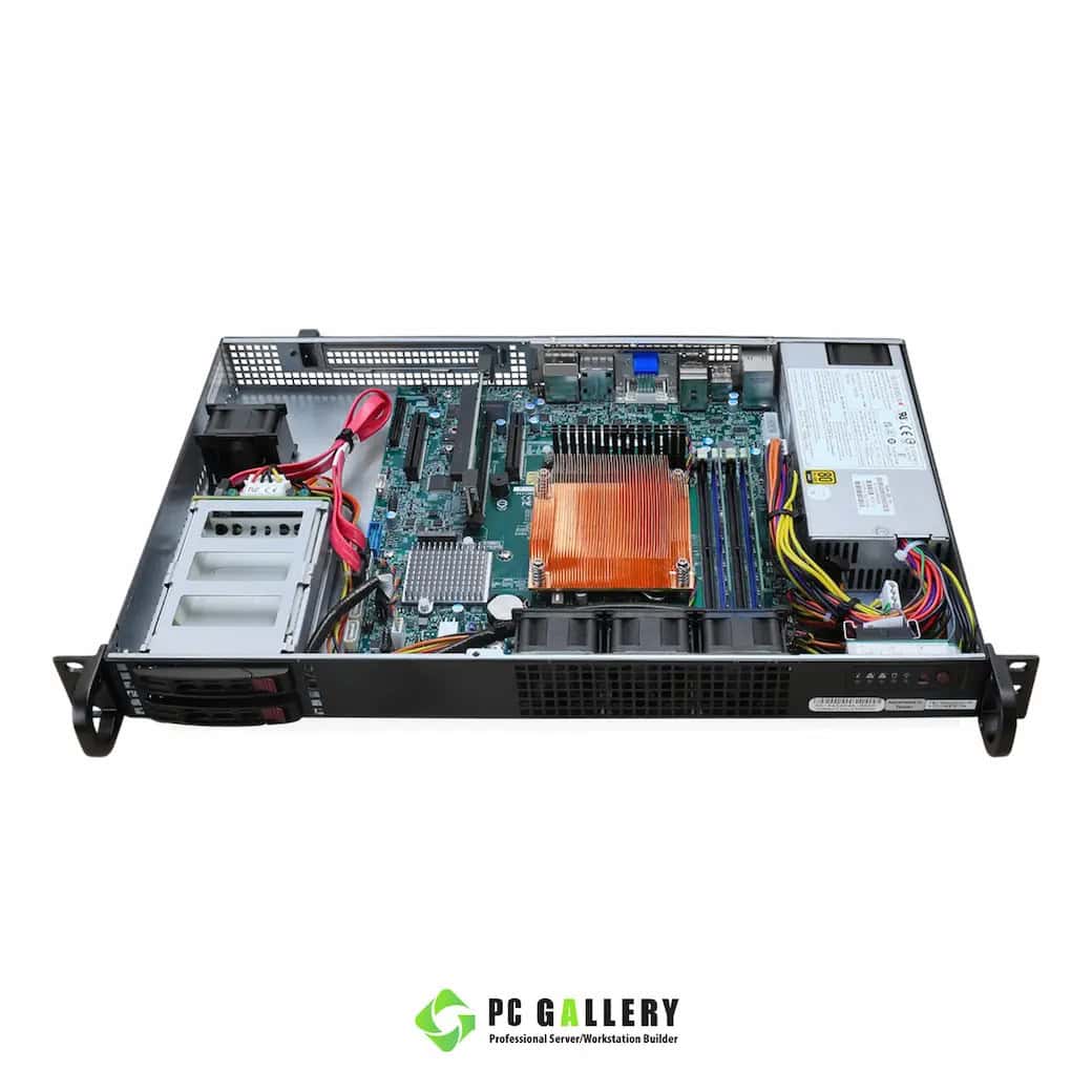 Super Micro Supermicro Alder Lake-S Compact 1U, CSE-510FT-203B + X13AZ-F (SYS-111AD-HN2) thumbnail
