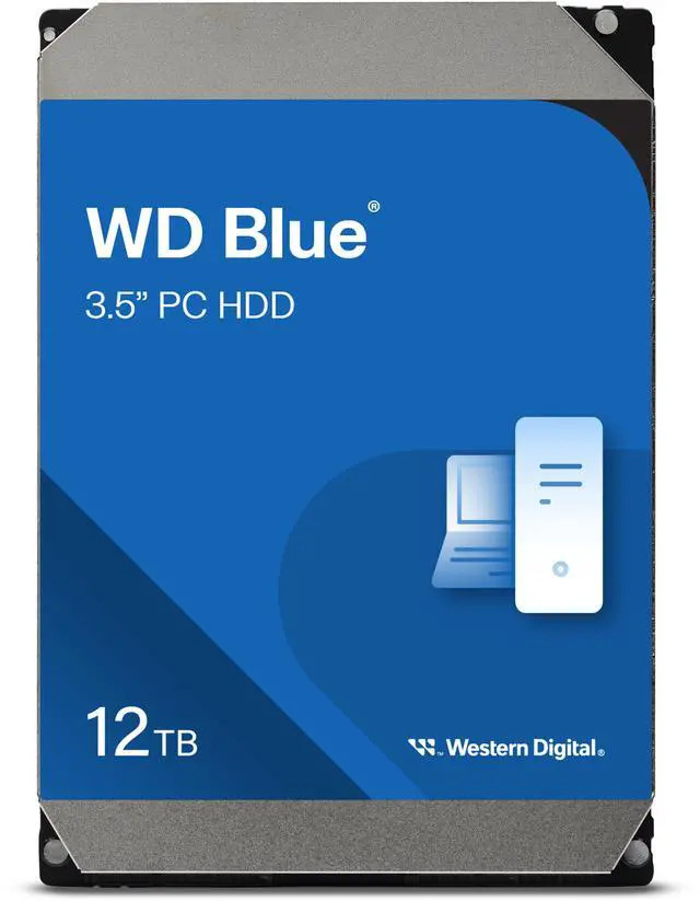 Western Digital 12TB WD Blue WD120EAGZ - 512 MB 3,5 Zoll SATA 6 Gbit/s (WD120EAGZ) thumbnail