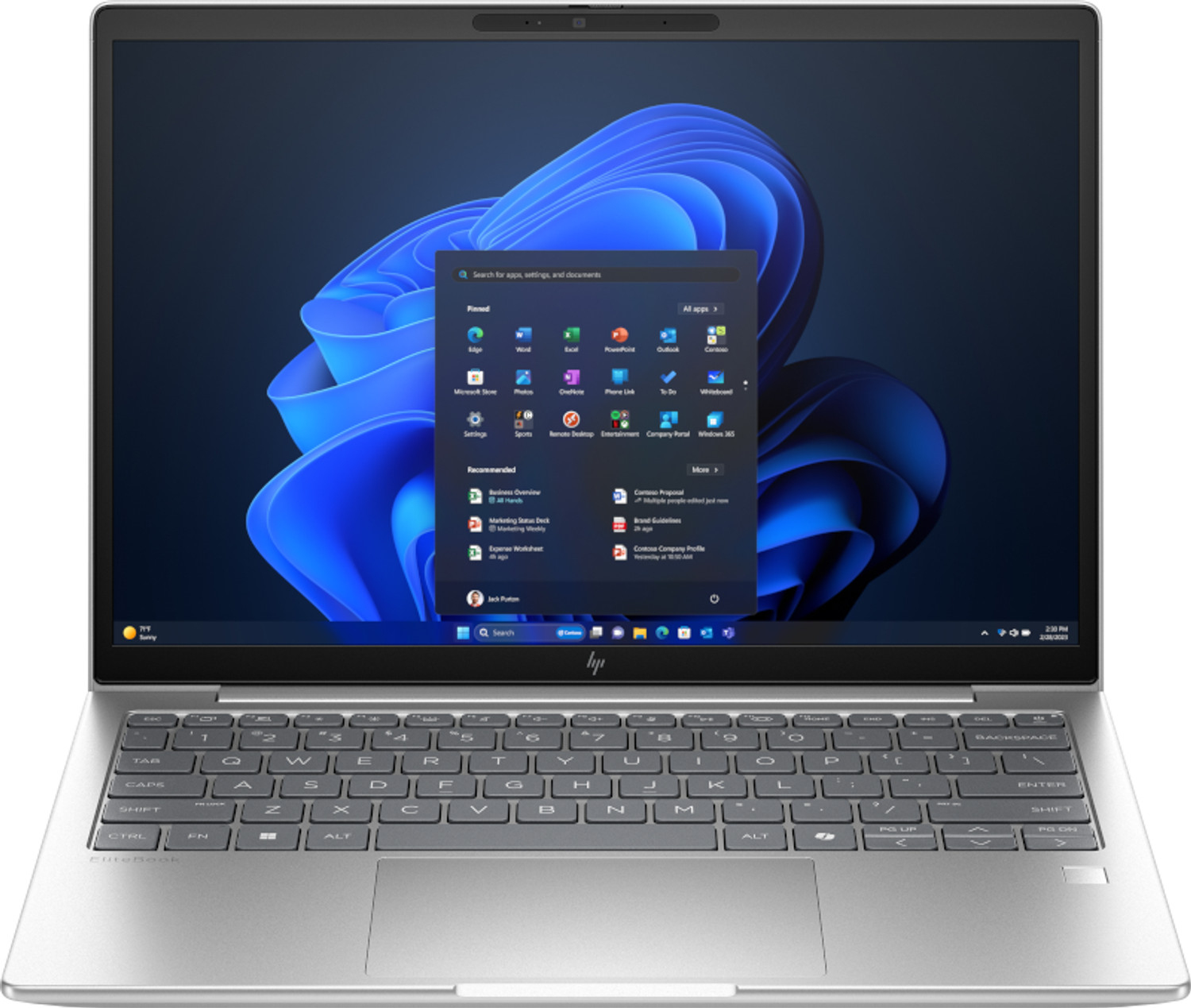 HP EliteBook 6 G1i Intel Core Ultra 5 225U Laptop 33,8 cm (13.3") WUXGA 16 GB DDR5-SDRAM 512 GB SSD Wi-Fi 7 (802.11be) Windows 11 Pro AI PC Zilver (AD3A4ET#ABH) thumbnail