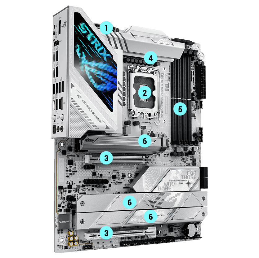 ASUS ROG STRIX Z890-A GAMING WIFI Mainboard (DS 90MB1I90-M0EAY0) thumbnail