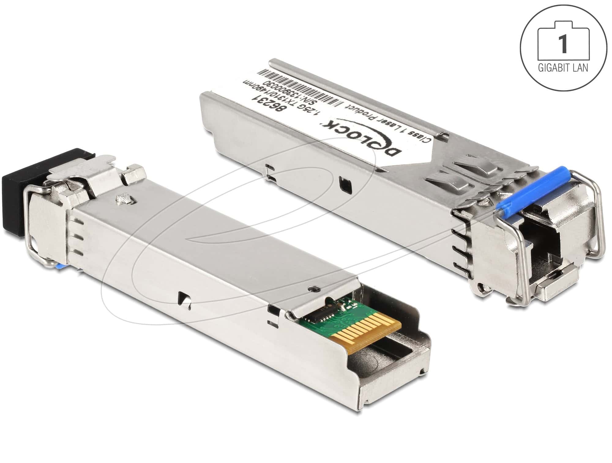 DELOCK SFP Modul 1000Base-BX SM TX 1310/RX 1490 nm DDM (86231) thumbnail
