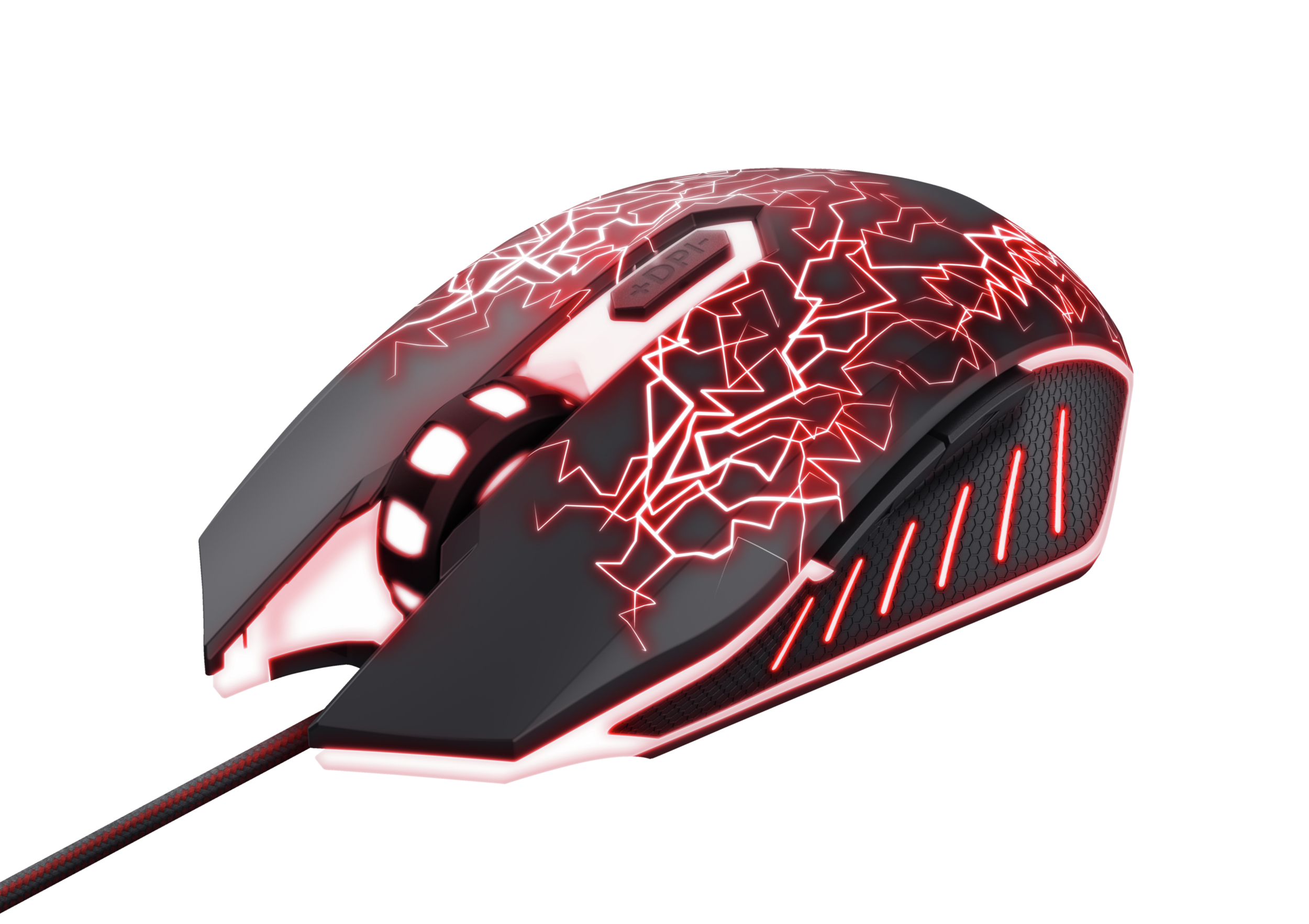Trust GXT 105X Izza muis Gamen Ambidextrous USB Type-A Optisch 4000 DPI (24618) thumbnail