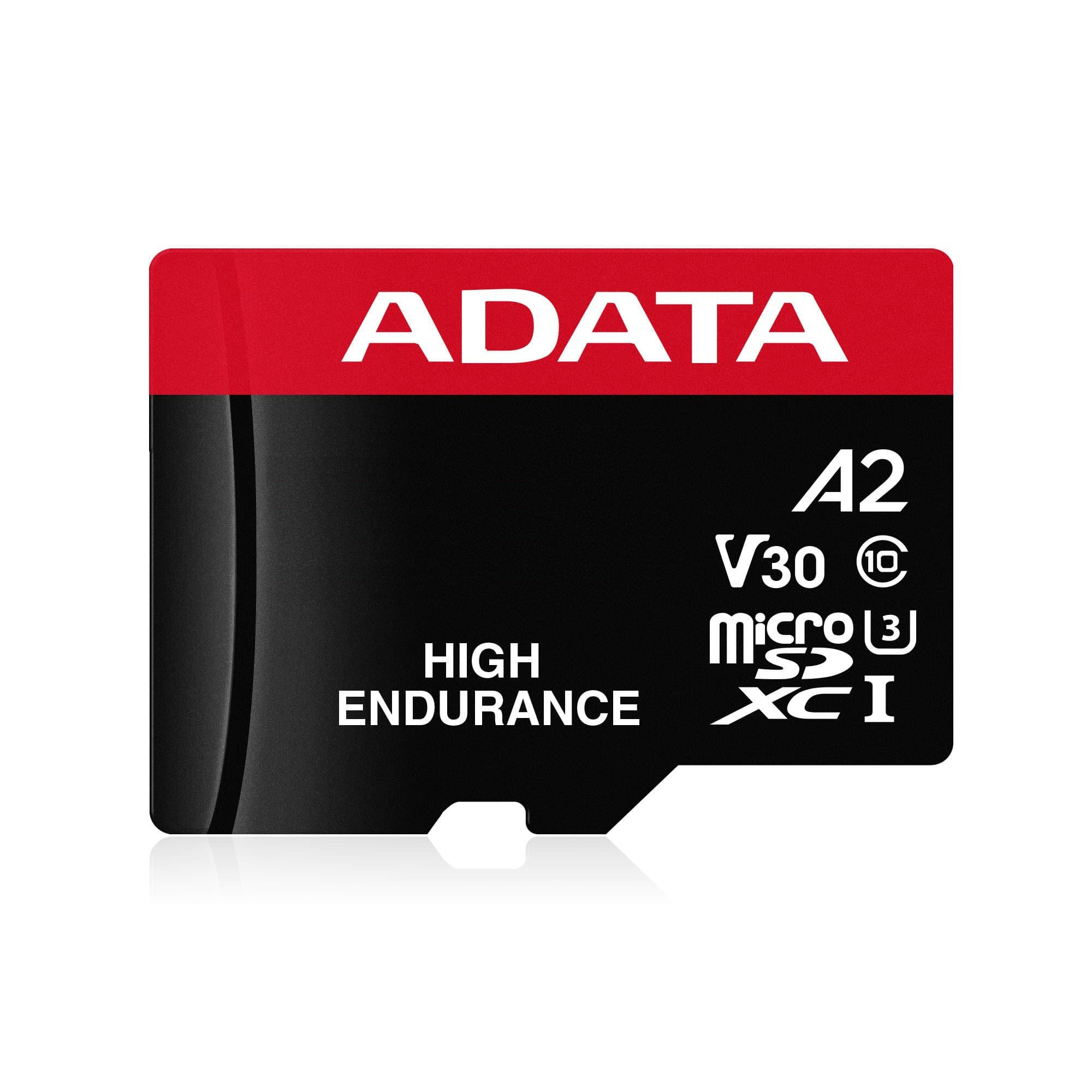 ADATA AUSDX64GUI3V30SHA2-RA1 flashgeheugen 64 GB MicroSDXC UHS-I Klasse 10 (AUSDX64GUI3V30SHA2-R) thumbnail