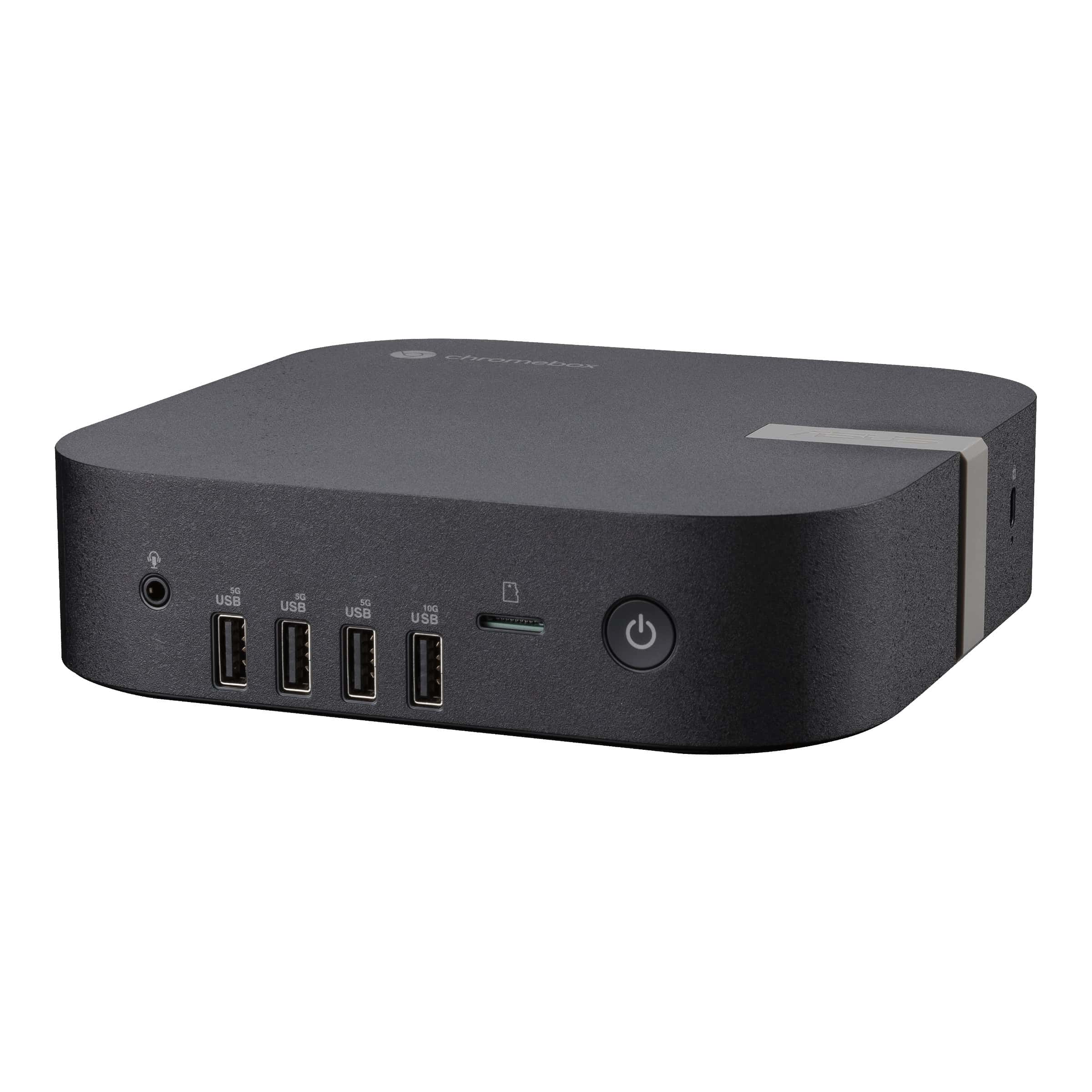 ASUS Chromebox CHROMEBOX5-S7009UNA Intel® Core™ i7 i7-1355U 16 GB DDR4-SDRAM 256 GB SSD ChromeOS Mini PC Zwart (90MS02X1-M001Y0) thumbnail