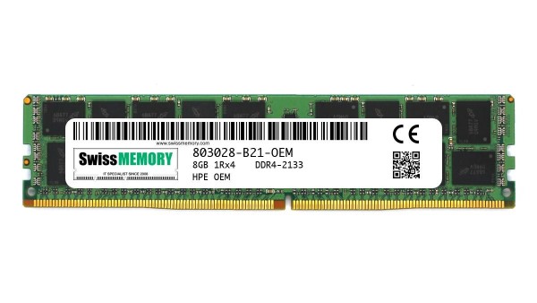 MICRON 8GB (1*8GB) 1RX4 PC4-17000P-R DDR4-2133MHZ RDIMM (803028-B21) thumbnail