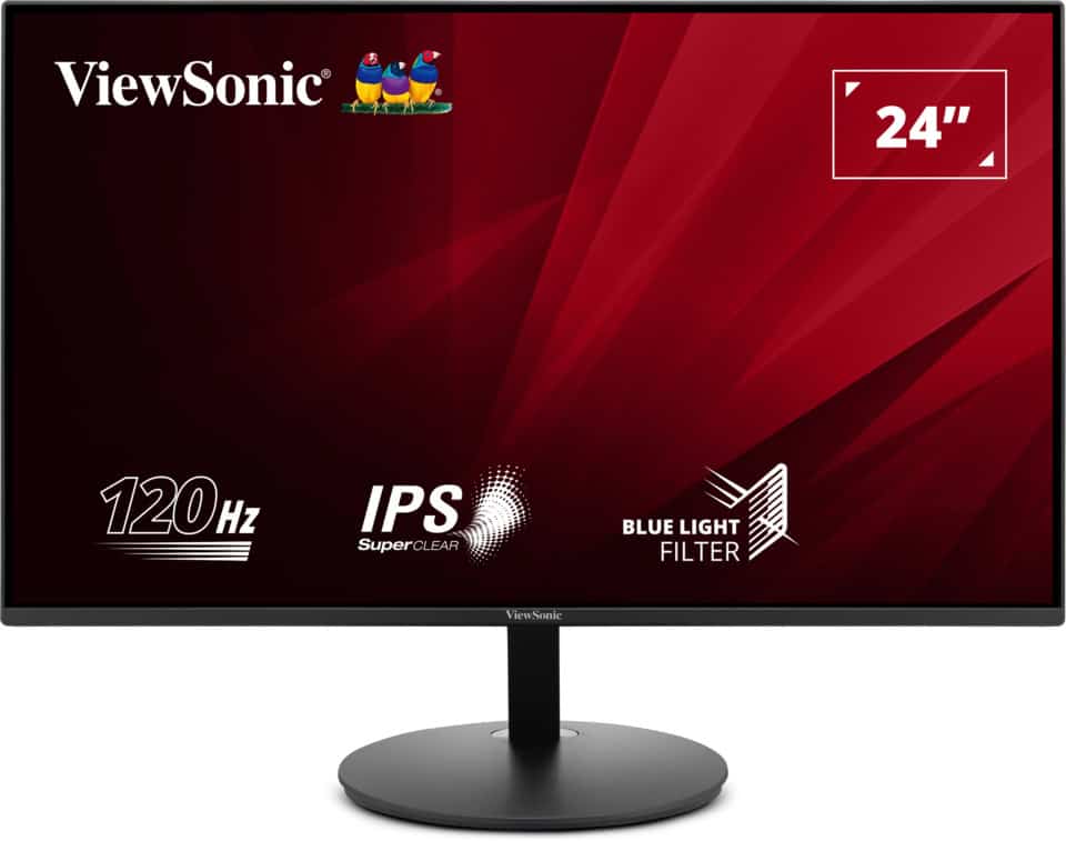 Viewsonic VA 24 Full HD Monitor w/Fast 1ms Response computer monitor 61 cm (24) 1920 x 1080 Pixels LED (VA24E1H) thumbnail