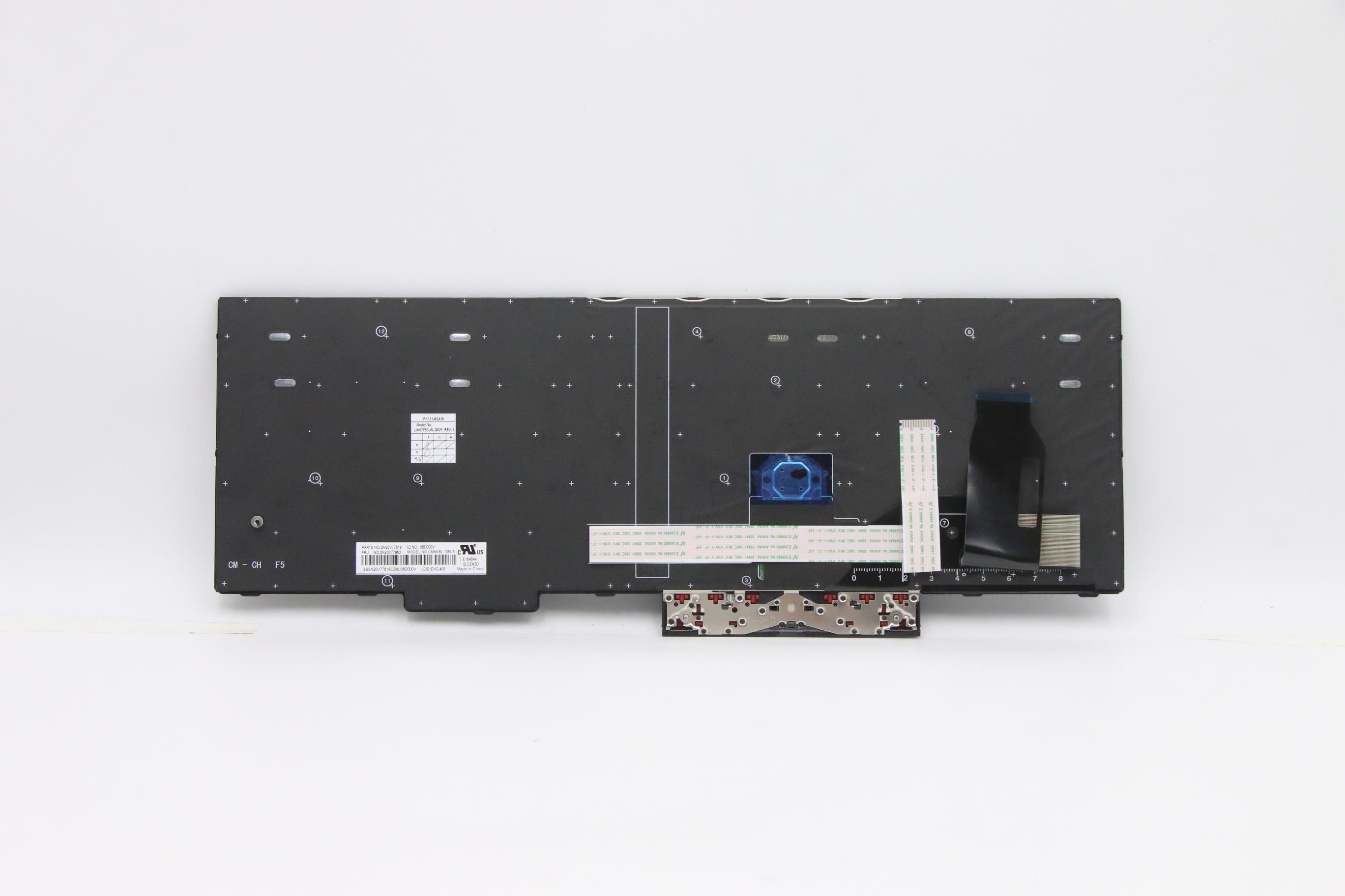 Lenovo 5N20V78009 laptop reserve-onderdeel Toetsenbord (5N20V78009) thumbnail
