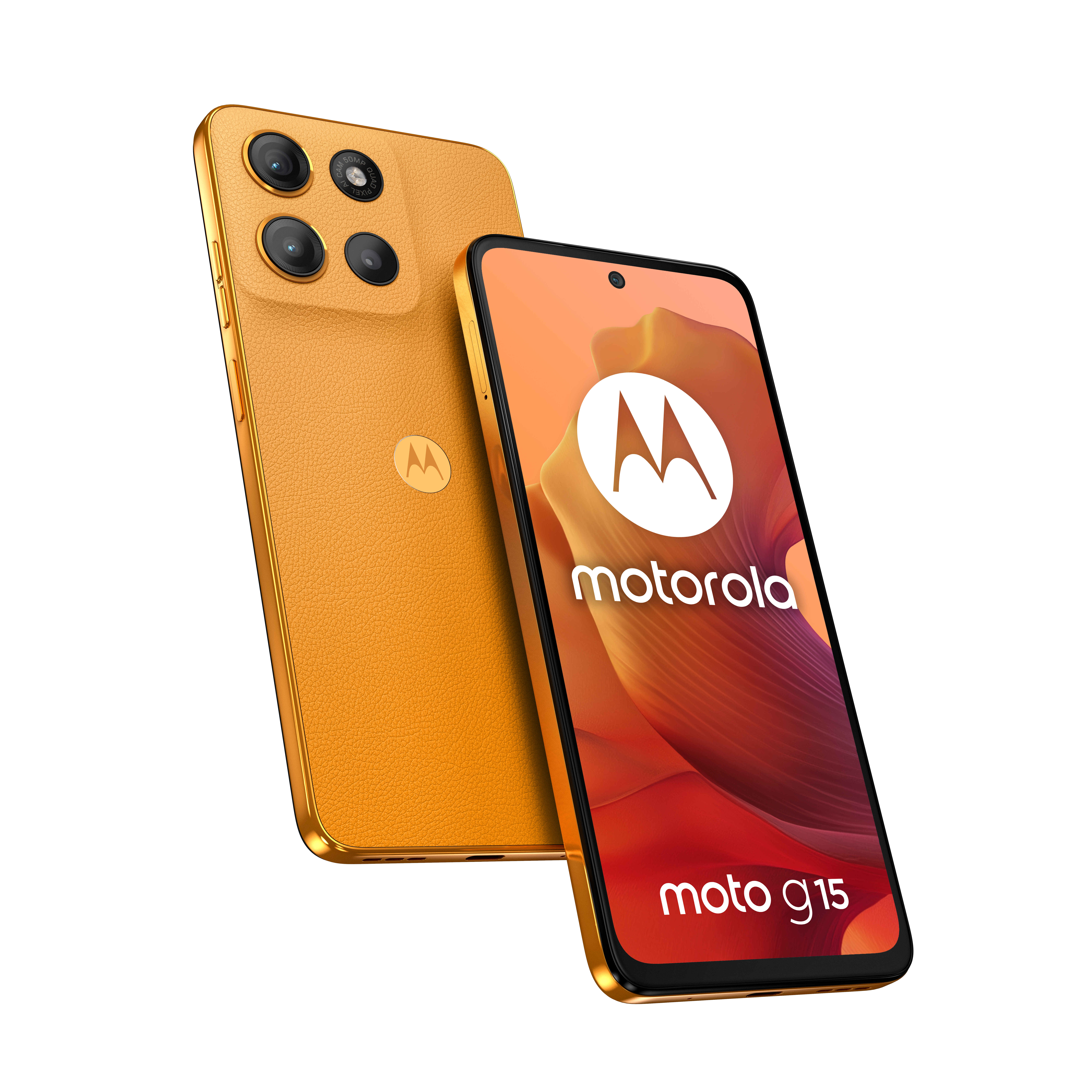 Motorola moto g15 17,1 cm (6.72") Dual SIM Android 15 4G USB Type-C 4 GB 128 GB 5200 mAh Oranje (840023280849) thumbnail