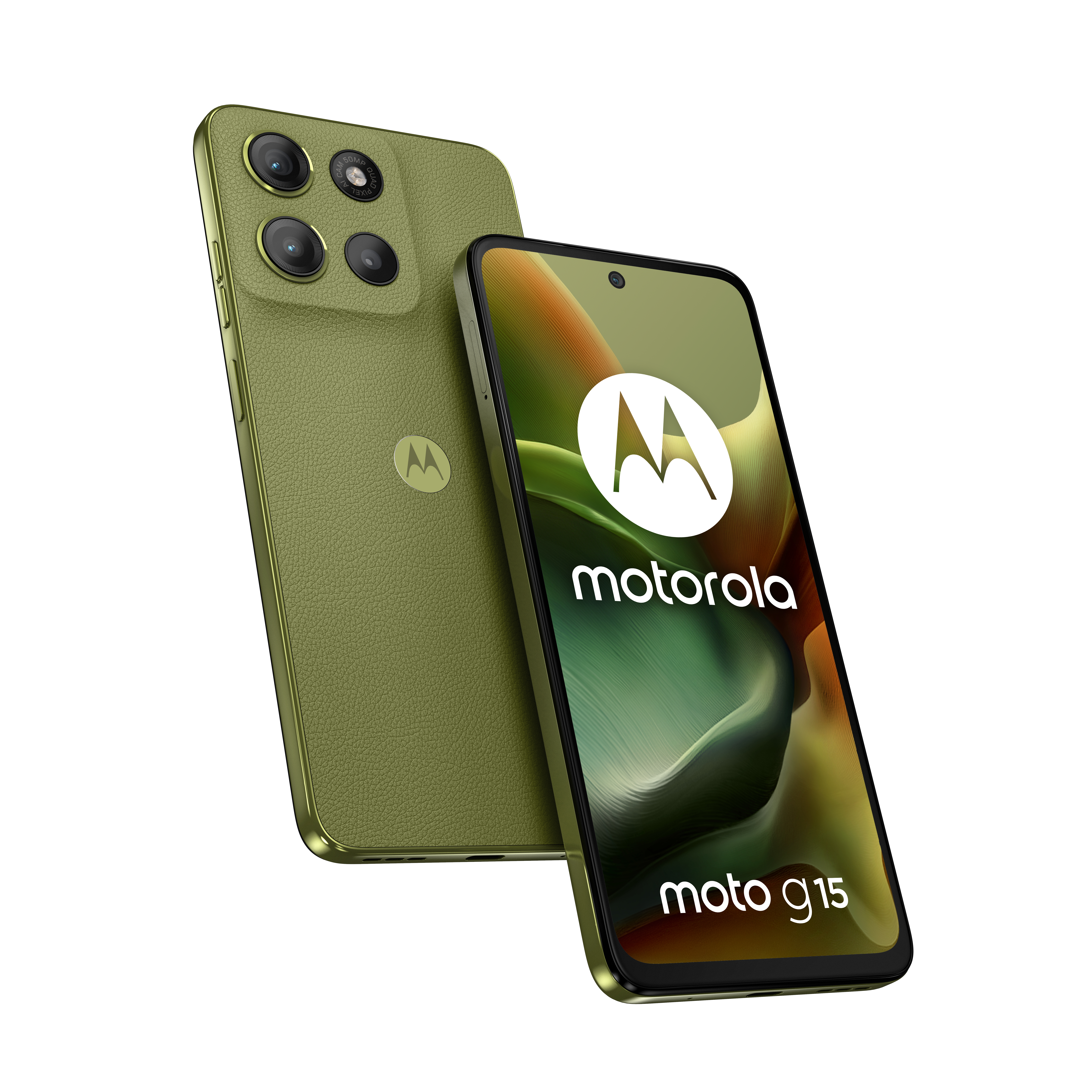 Motorola moto g15 17,1 cm (6.72") Dual SIM Android 15 4G USB Type-C 4 GB 128 GB 5200 mAh Groen (840023280993) thumbnail
