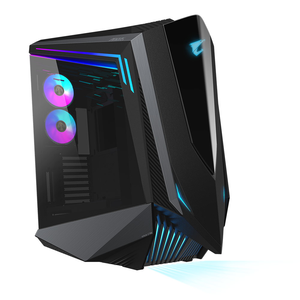 GIGABYTE AORUS C700 GLASS Full Tower Zwart (GB-AC700) thumbnail