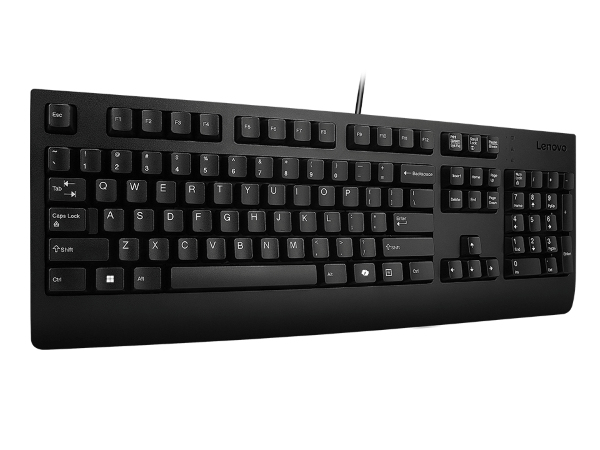 Lenovo Preferred Pro II toetsenbord Thuis/Werk USB Belgisch, Engels Zwart (4Y41R64590) thumbnail
