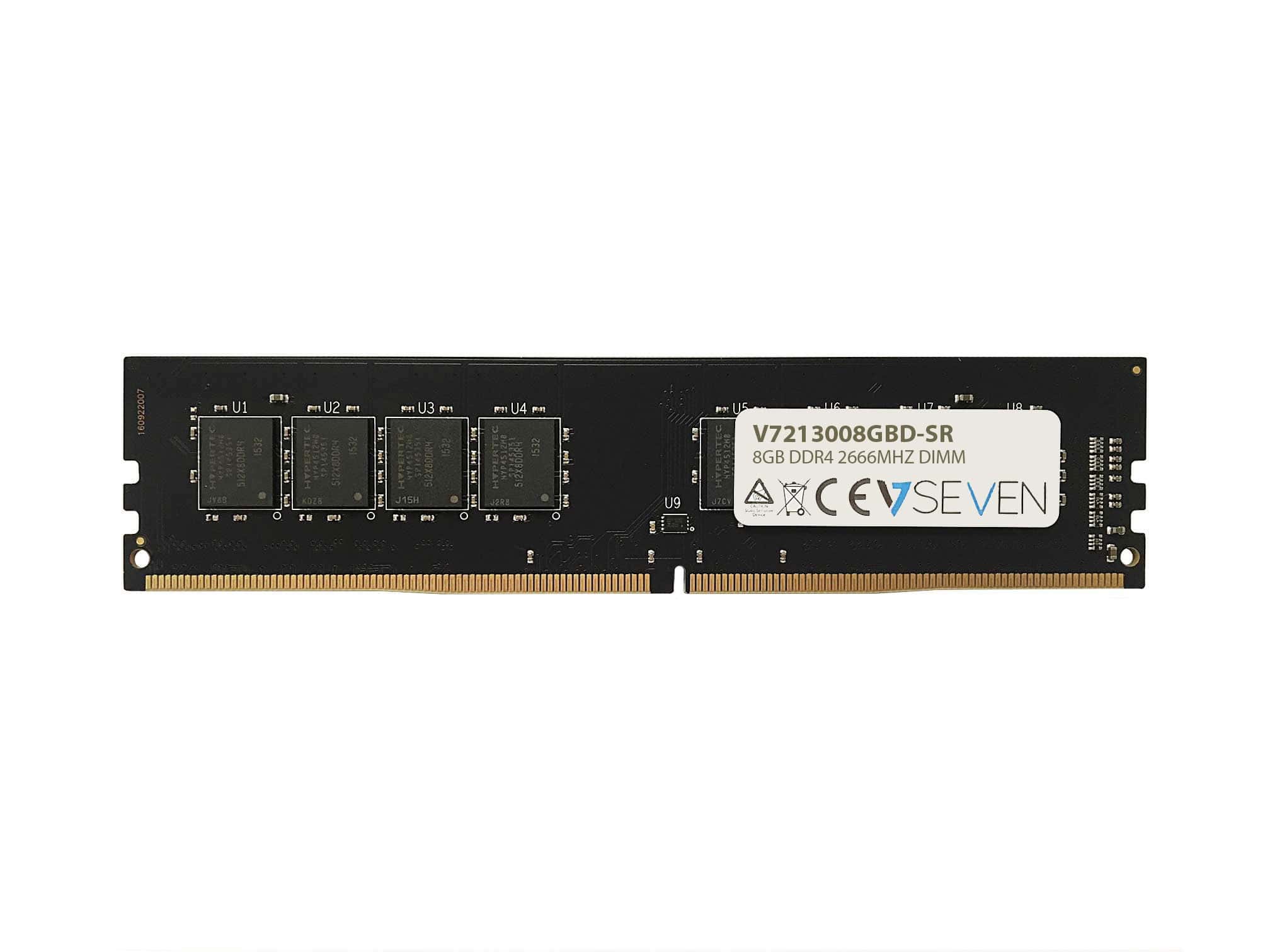 V7 V7213008GBD-SR geheugenmodule 8 GB 1 x 8 GB DDR4 (V7213008GBD-SR) thumbnail