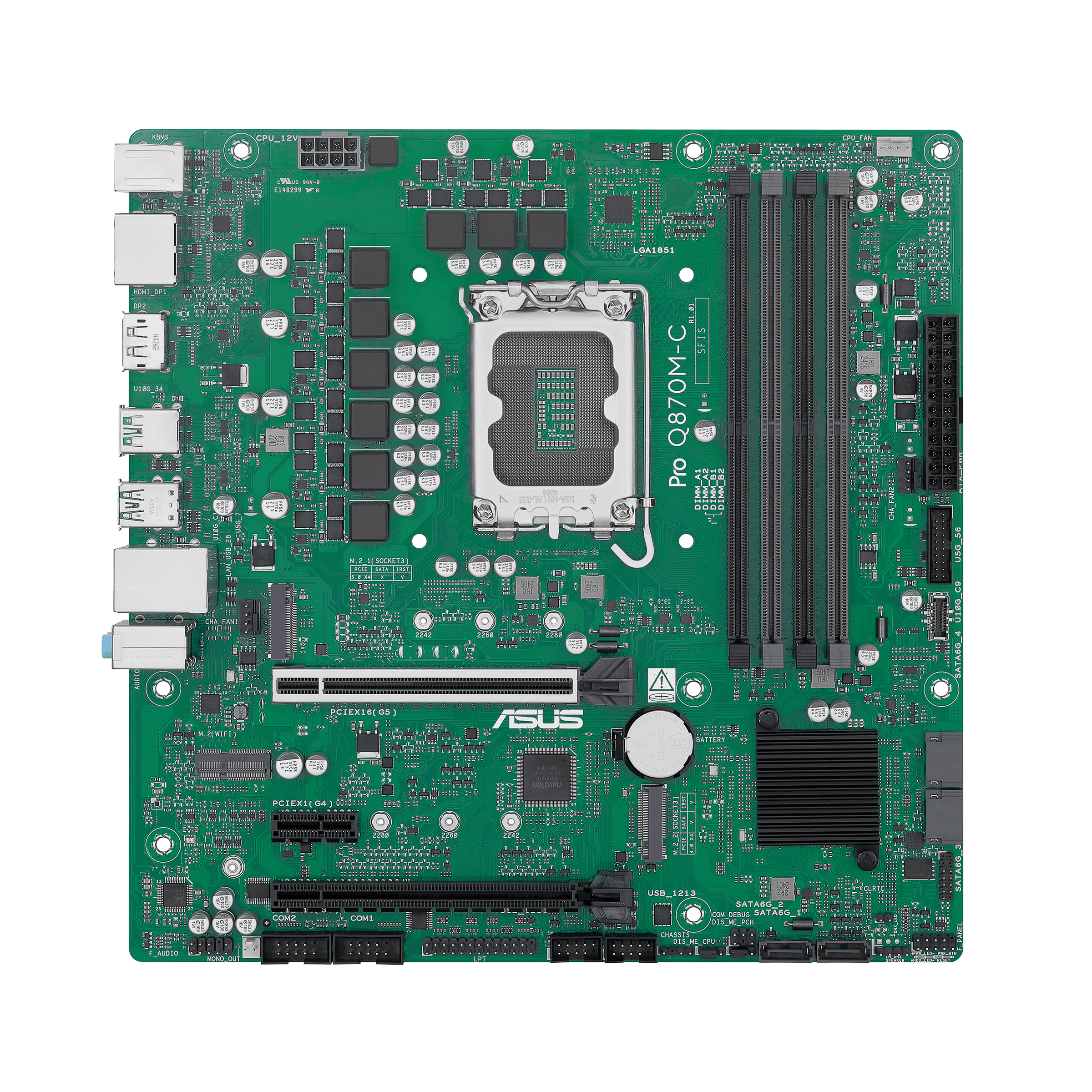 ASUS PRO Q870M-C-CSM LGA 1851 (Socket V1) micro ATX (90MB1KEP-M0EAYC) thumbnail