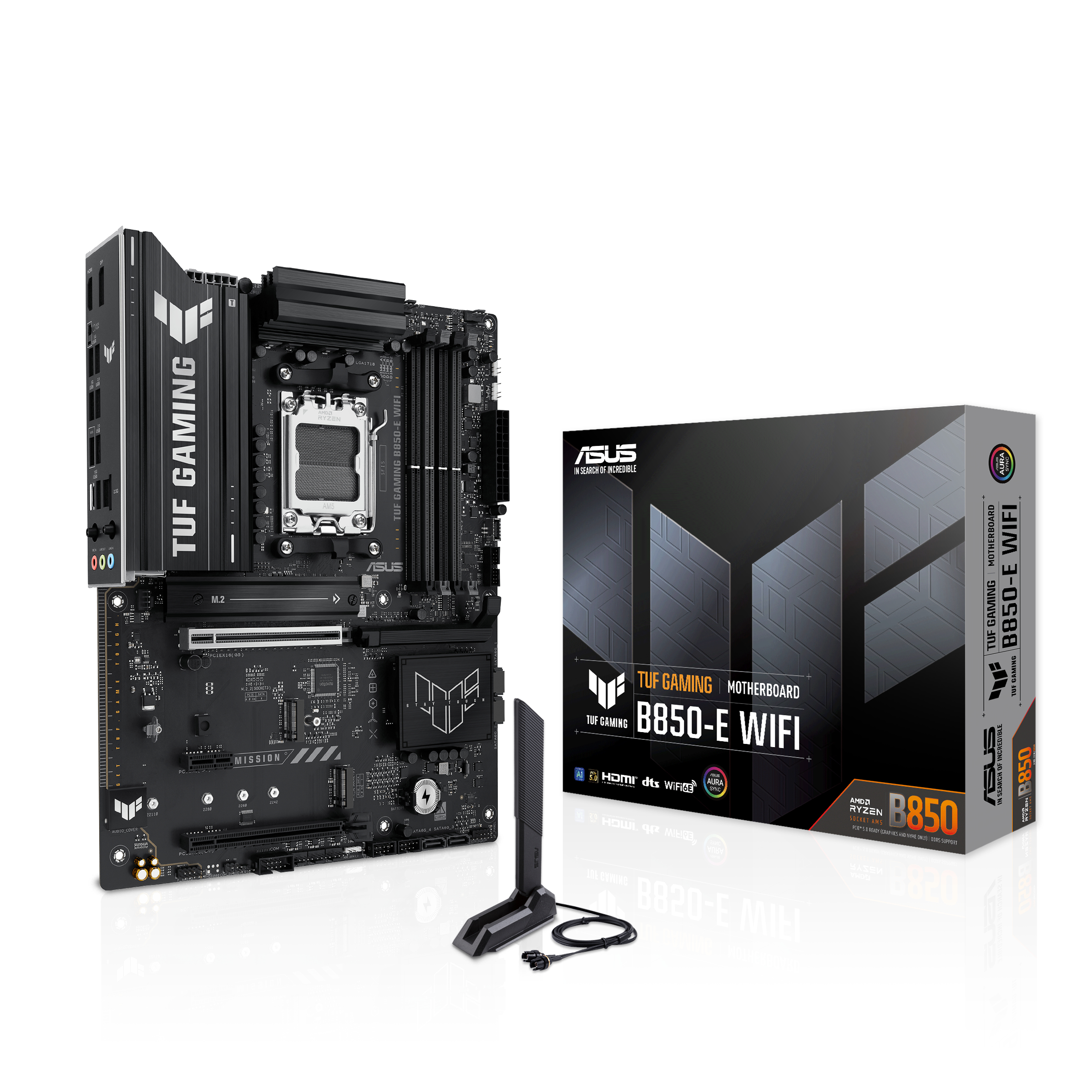 ASUS TUF GAMING B850-E WIFI AMD B850 Socket AM5 ATX (90MB1L20-M0EAY0) thumbnail