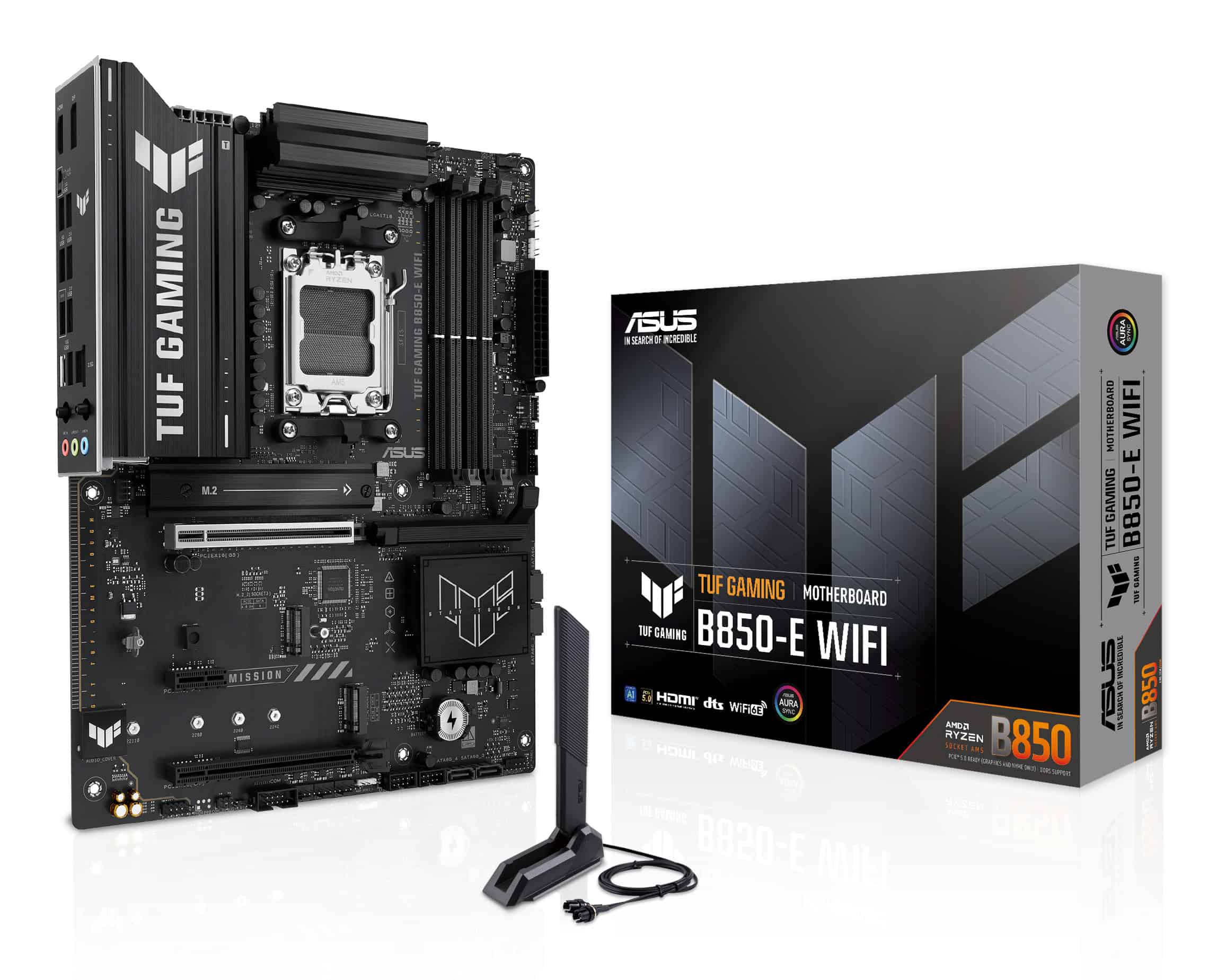 ASUS TUF GAMING B850-E WIFI AMD B850 Socket AM5 ATX (90MB1L20-M0EAY0) thumbnail
