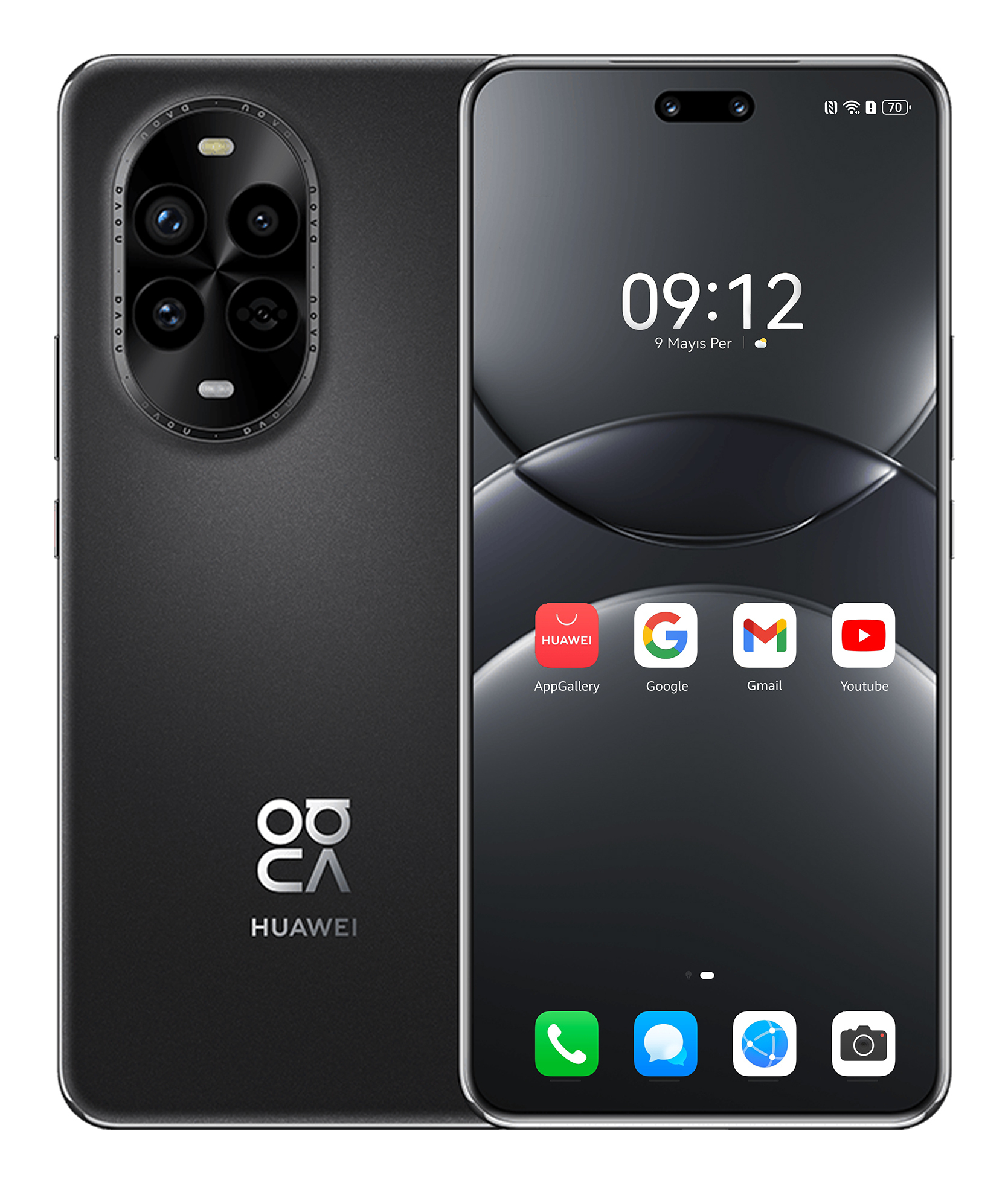 Huawei Nova 13 Pro 17,2 cm (6.76") Dual SIM 4G USB Type-C 12 GB 512 GB 5000 mAh Zwart (51098DBU) thumbnail