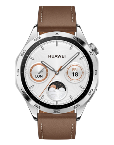 Huawei WATCH 4 3,63 cm (1.43") AMOLED 46 mm Digitaal 466 x 466 Pixels Touchscreen Roestvrijstaal GPS (55020BGW) thumbnail Huawei WATCH 4 3,63 cm (1.43") AMOLED 46 mm Digitaal 466 x 466 Pixels Touchscreen Roestvrijstaal GPS (55020BGW) thumbnail