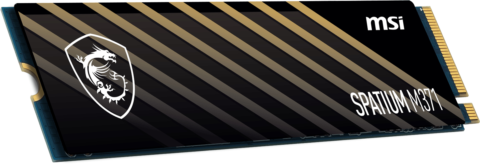 MSI SPATIUM M371 NVME M.2 500GB internal solid state drive PCI Express 4.0 3D NAND (S78-440K160-P83) thumbnail