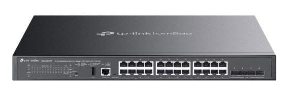 TP-Link SG5428XMPP netwerk-switch Managed L3 Gigabit Ethernet (10/100/1000) Power over Ethernet (PoE) Zwart (SG5428XMPP(UN)) thumbnail