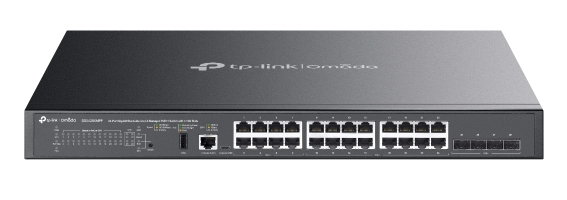 TP-Link SG5428XMPP netwerk-switch Managed L3 Gigabit Ethernet (10/100/1000) Power over Ethernet (PoE) Zwart (SG5428XMPP(UN)) thumbnail TP-Link SG5428XMPP netwerk-switch Managed L3 Gigabit Ethernet (10/100/1000) Power over Ethernet (PoE) Zwart (SG5428XMPP(UN)) thumbnail