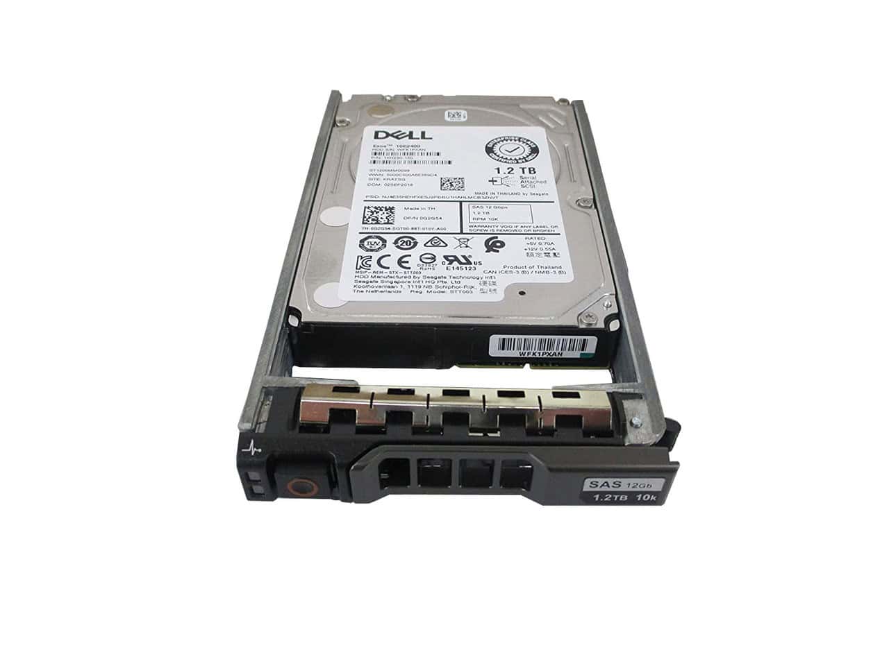 Dell 1.2TB 10K 12G 2.5INCH SAS HDD (400-AJPI-RFB) thumbnail