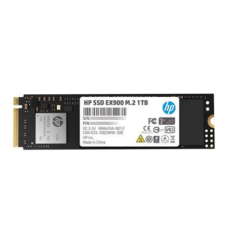 HP EX900 1 TB M.2 PCI Express 3.0 NVMe 3D TLC NAND (5XM46AA#ABB) thumbnail