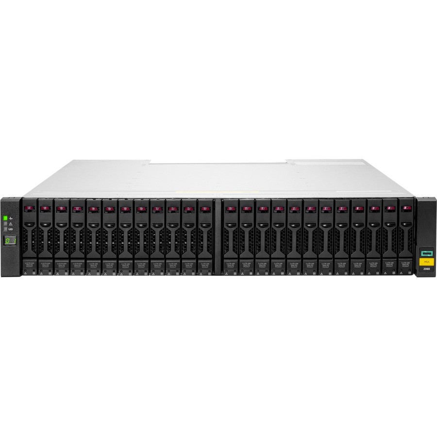 HPE MSA 2060 LFF 2x16Gb FC 4-port Controller 12x20TB HDD 4x16Gb SFP FC XCVR 240TB Storage Array (P79252-B25) thumbnail