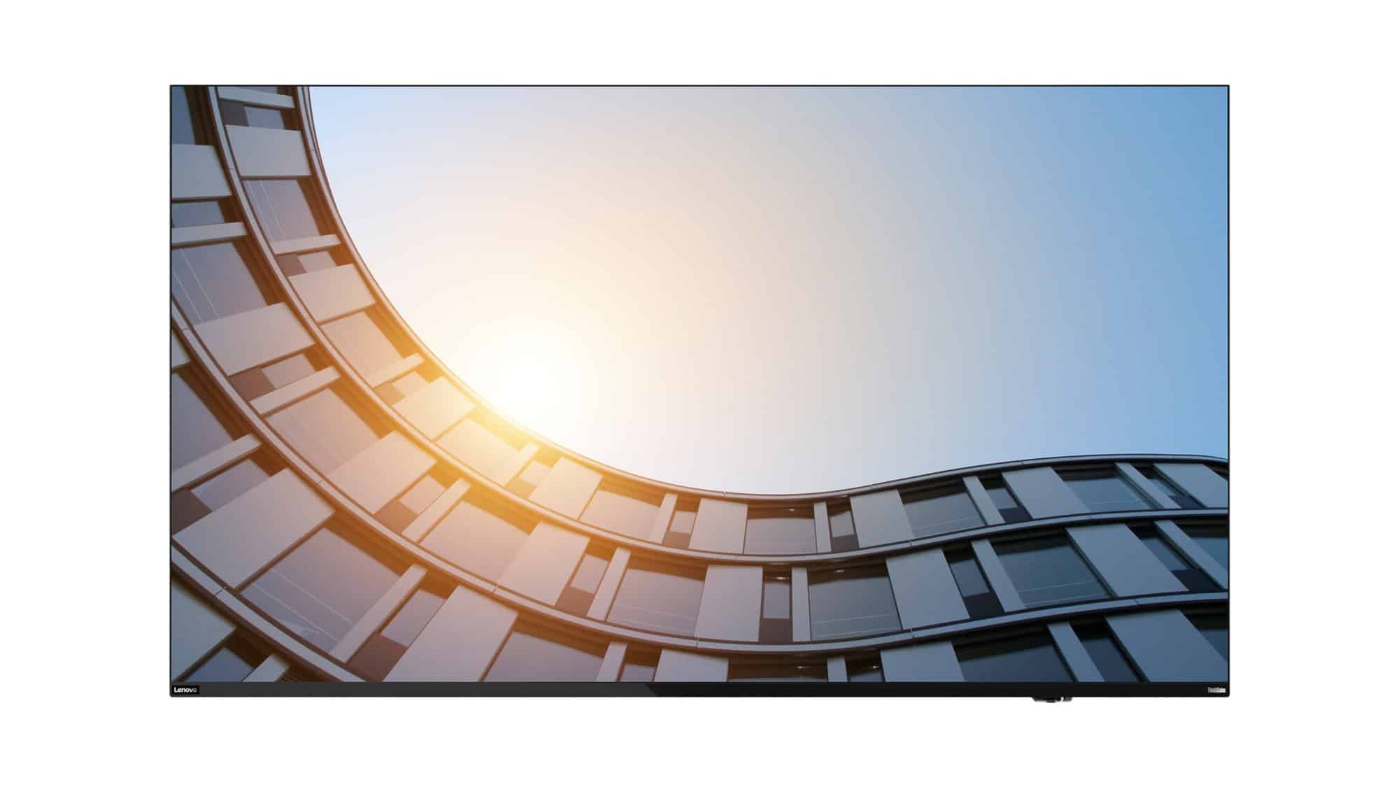 Lenovo ThinkVision E65 LFD 163,8 cm (64.5") 3840 x 2160 Pixels LCD Zwart (64ACGAT1EK) thumbnail