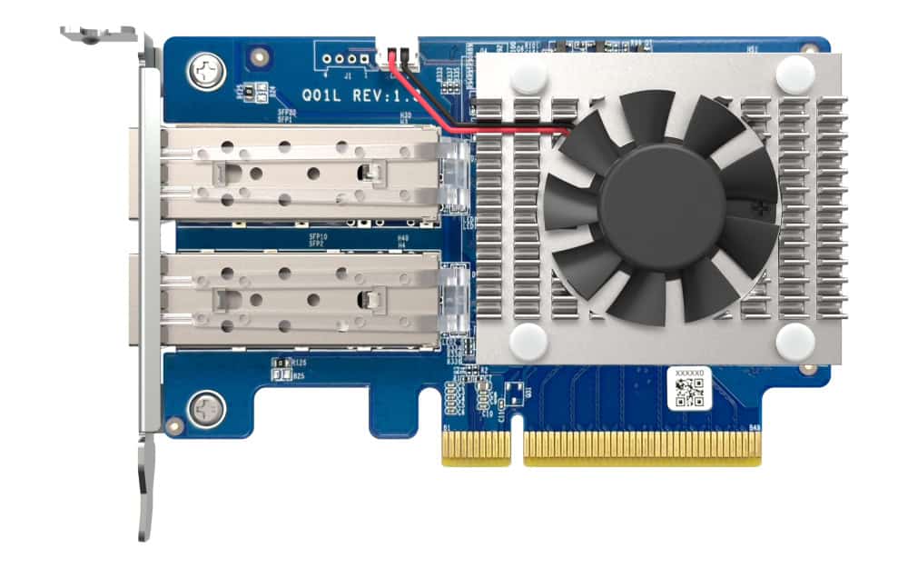 QNAP Dual-port 10GbE SFP+ netwerkuitbreidingskaart (QXG-10G2SF-NXE) thumbnail