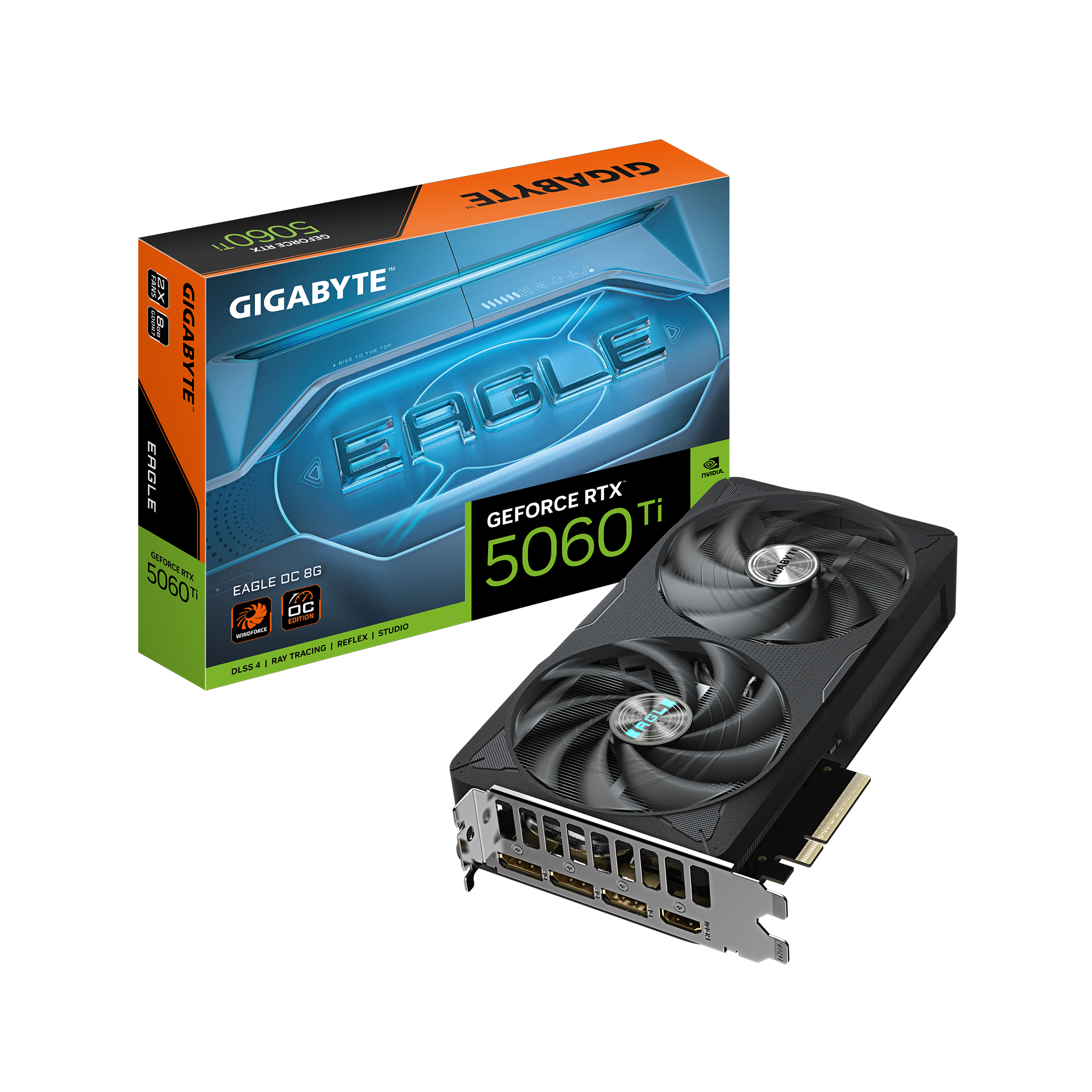 GIGABYTE GeForce RTX 5060 Ti EAGLE OC 8G NVIDIA 8 GB GDDR7 (GV-N506TEAGLE OC-8GD) thumbnail