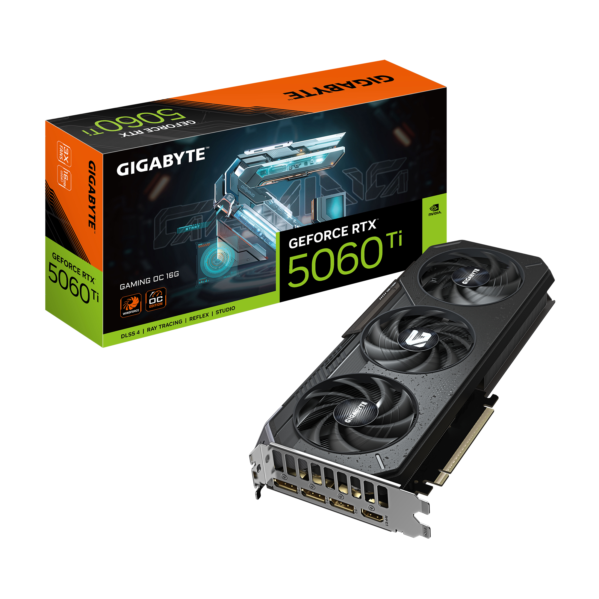 GIGABYTE GeForce RTX 5060 Ti GAMING OC 16G NVIDIA 16 GB GDDR7 (GV-N506TGAMING OC-16GD  1.0) thumbnail