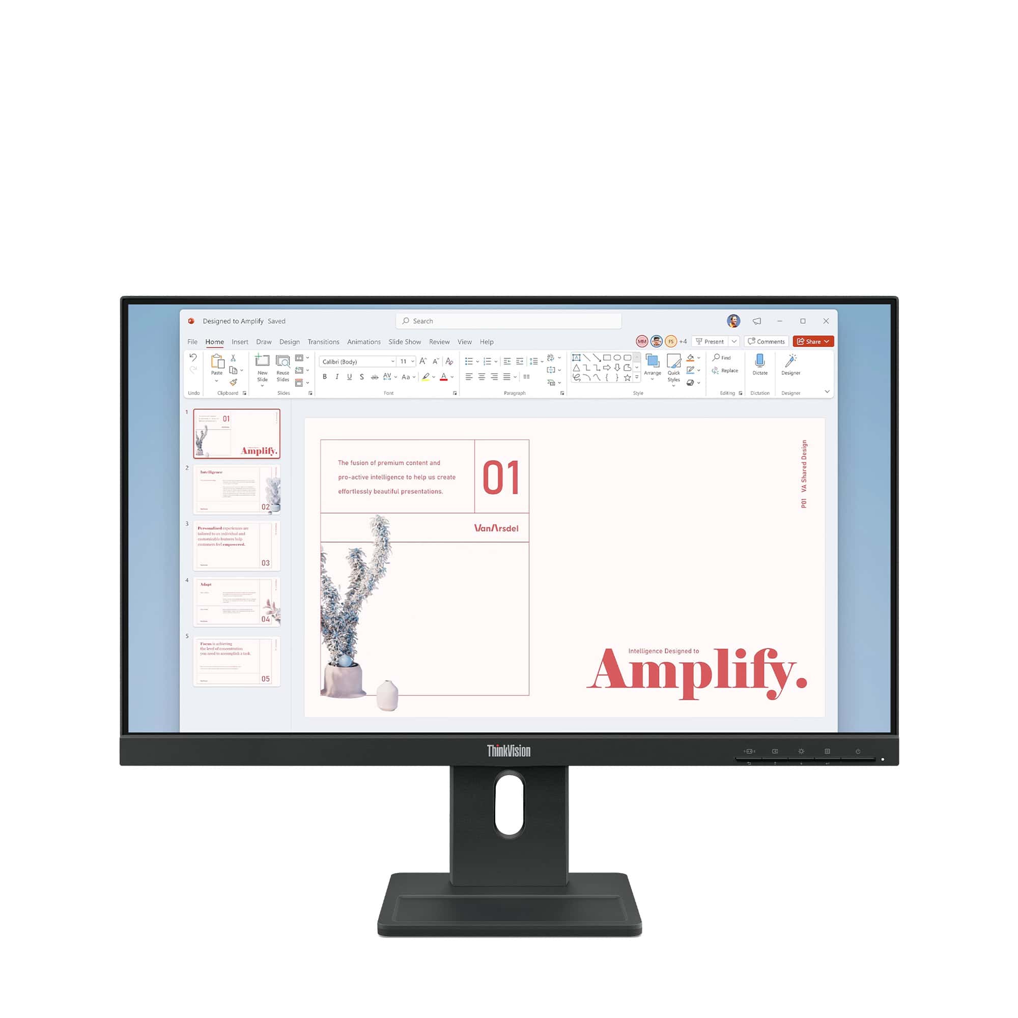 Lenovo ThinkVision E24-40 computer monitor 60,5 cm (23.8) 1920 x 1080 Pixels Full HD LCD Zwart (64BAMAT1EU) thumbnail