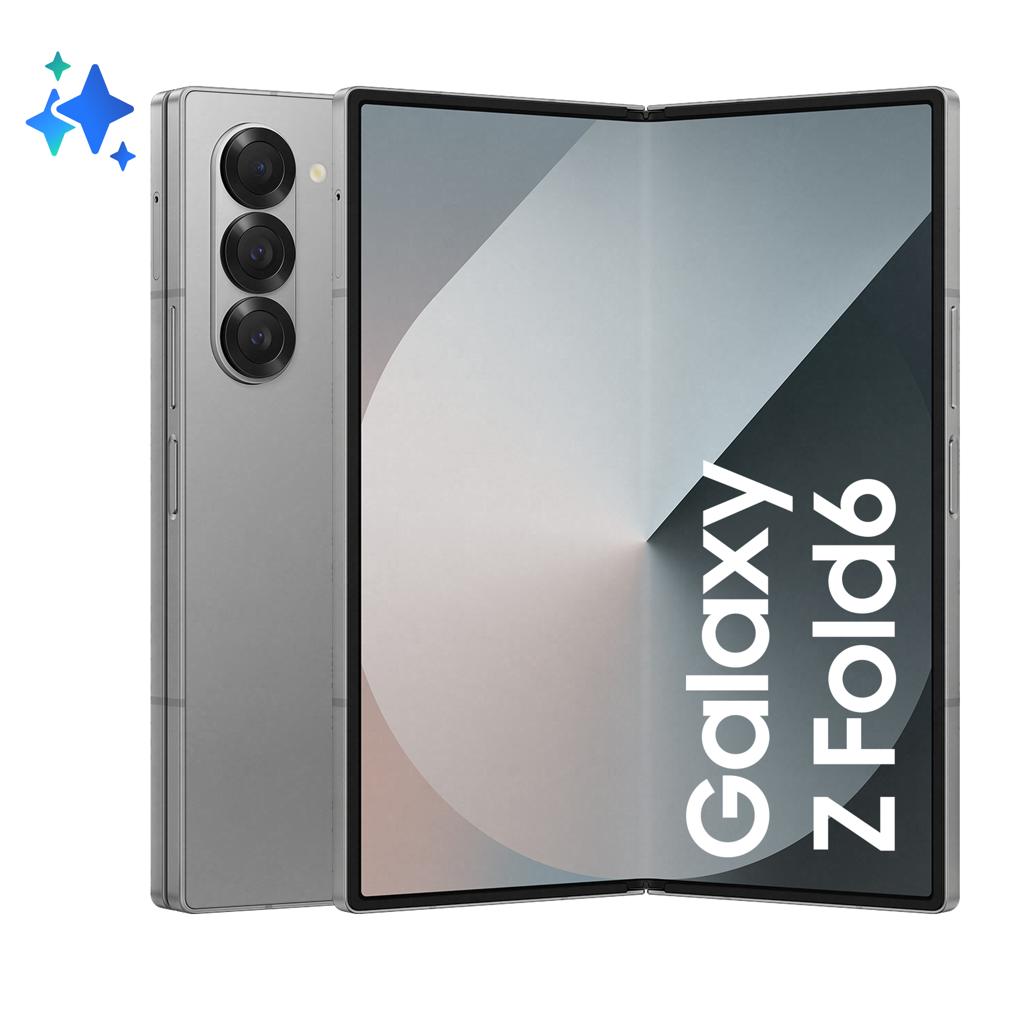 Samsung Galaxy Z Fold6 19,3 cm (7.6) Dual SIM Android 14 5G USB Type-C 12 GB 256 GB 4400 mAh Zilver (SM-F956BZSBEUE) thumbnail