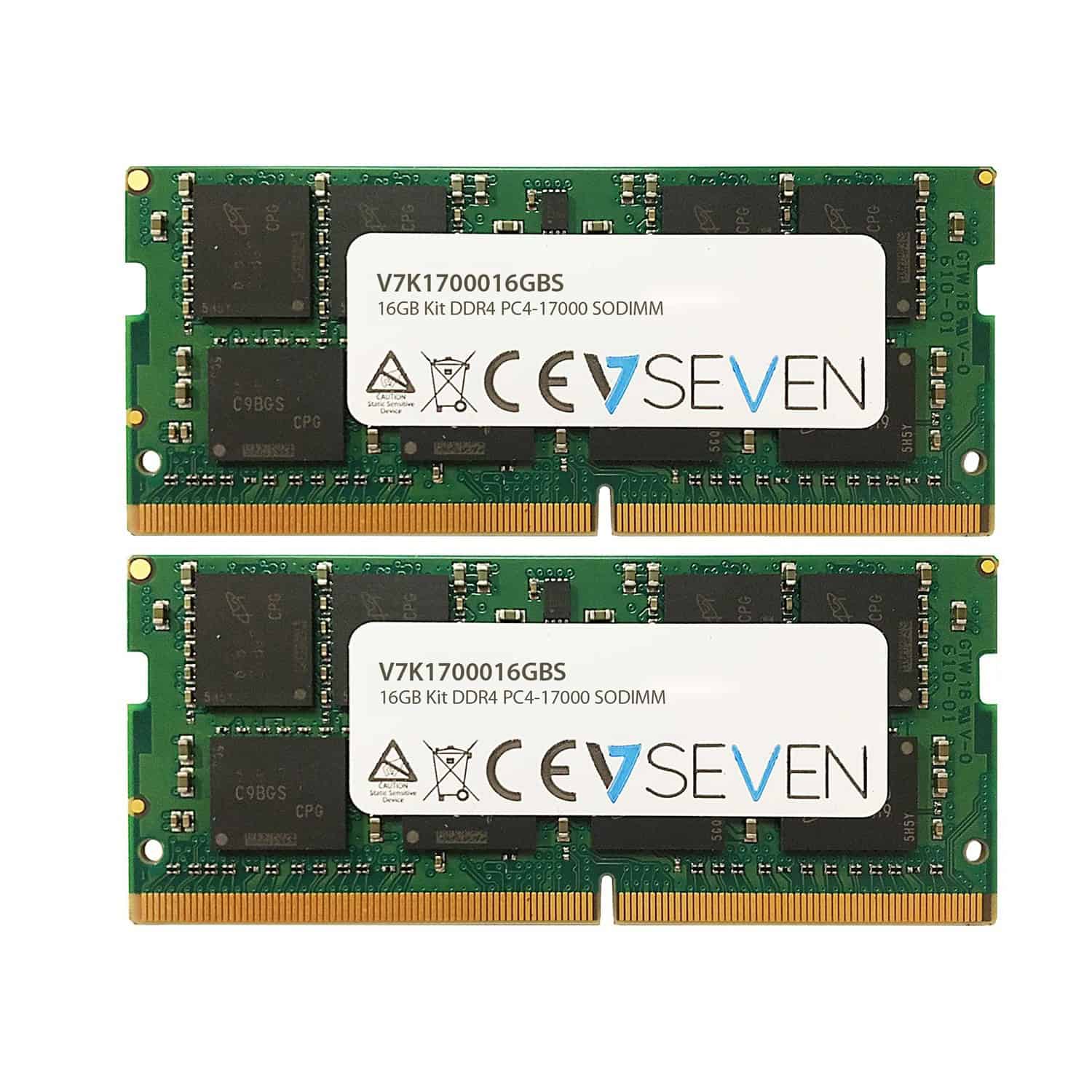 V7 V7K1700016GBS geheugenmodule 16 GB 2 x 8 GB DDR4 (V7K1700016GBS) thumbnail