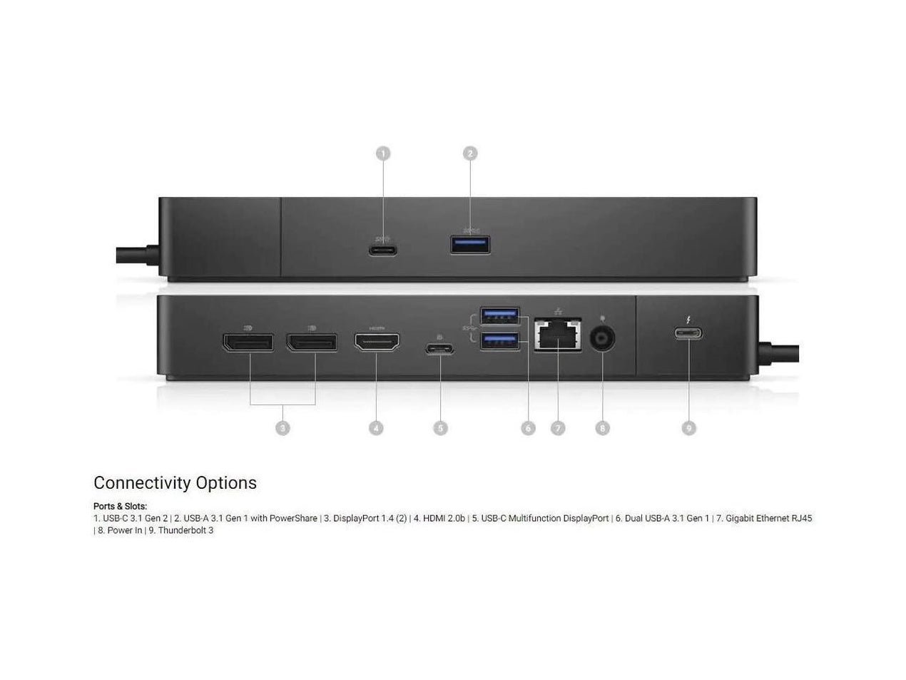 Dell Thunderbolt 3 docking station (RY91R) thumbnail