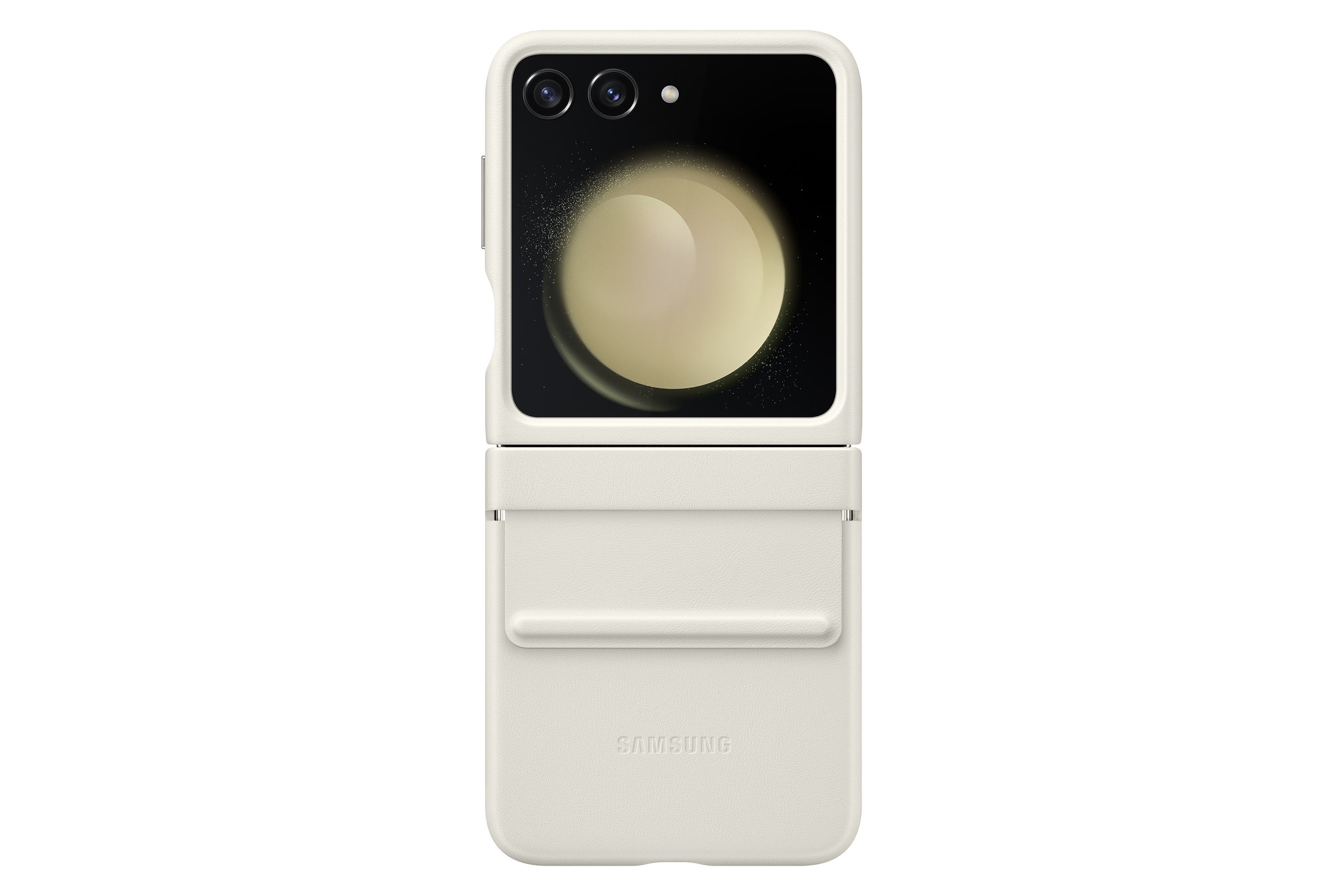 Samsung EF-VF731PUEGWW mobiele telefoon behuizingen 17 cm (6.7) Hoes Crème (EF-VF731PUEGWW) thumbnail