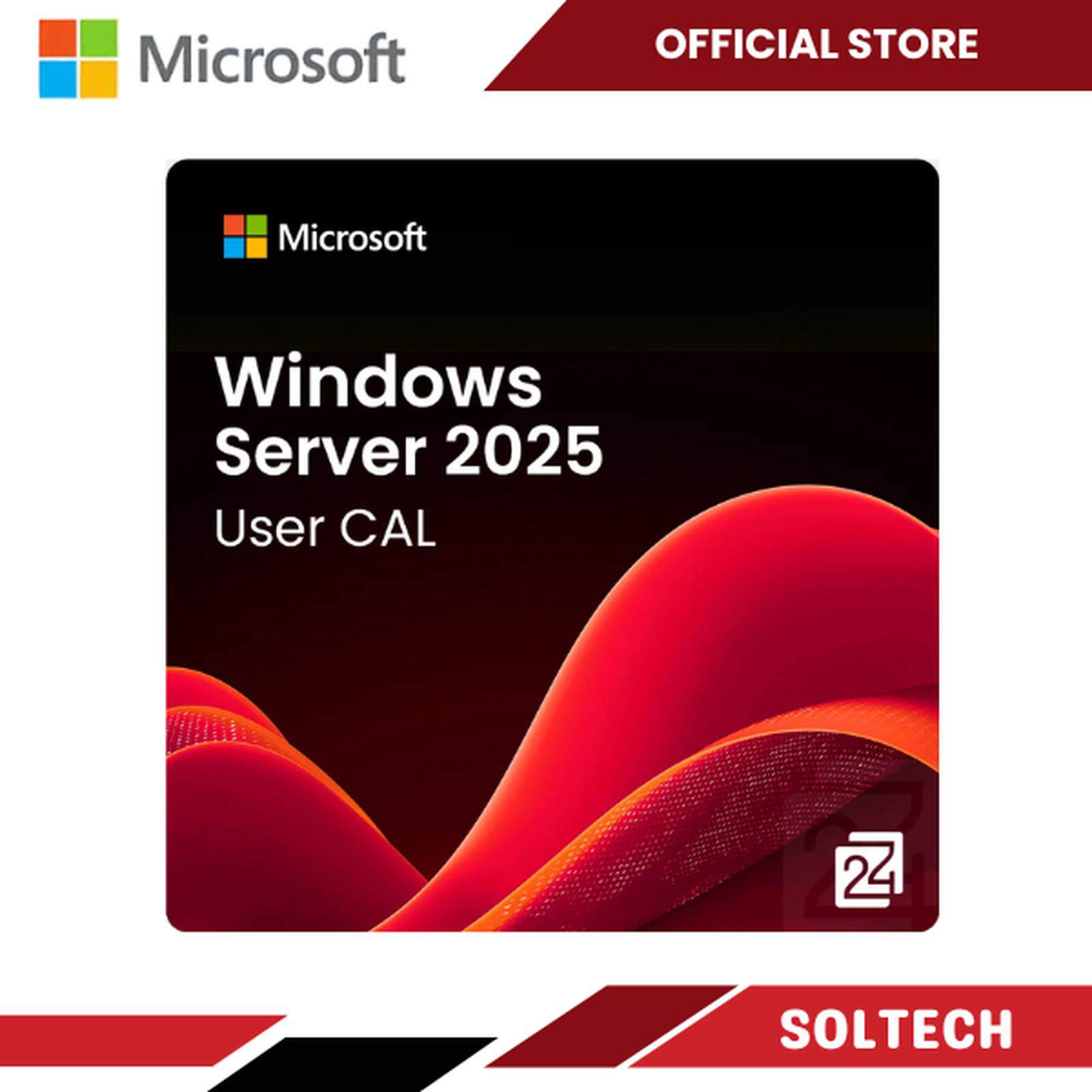 Microsoft Windows Server CAL 2025 Polish 1pk DSP OEI 5 Clt User CAL (EP2-25286) thumbnail