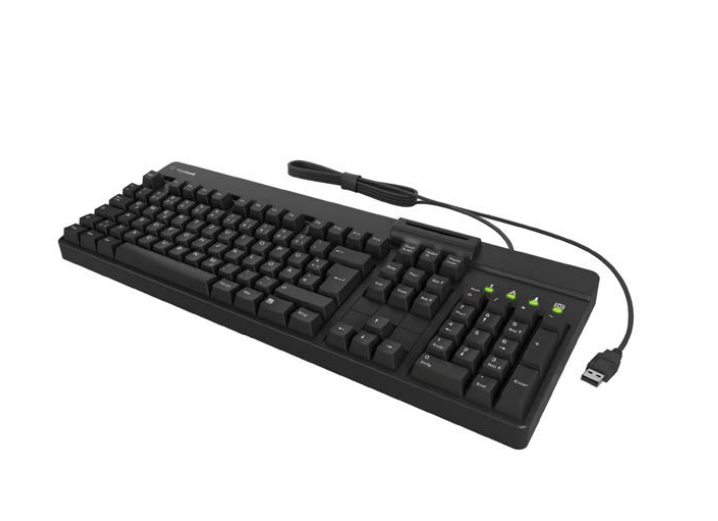 KeySonic KSK-8040U-CR toetsenbord Thuis/Werk USB Zwart (KSK-8040U-CR) thumbnail