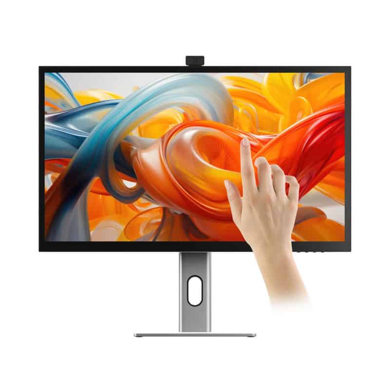 ALOGIC Clarity Pro Touch computer monitor 68,6 cm (27) 3840 x 2160 Pixels 4K Ultra HD LCD Touchscreen Zwart, Zilver (27C4KPDWT) thumbnail