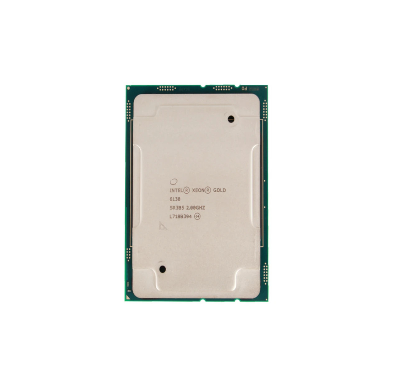 INTEL XEON 20 CORE CPU GOLD 6138 27.5MB 2.00GHZ 125W (2666) (SR3B5) thumbnail