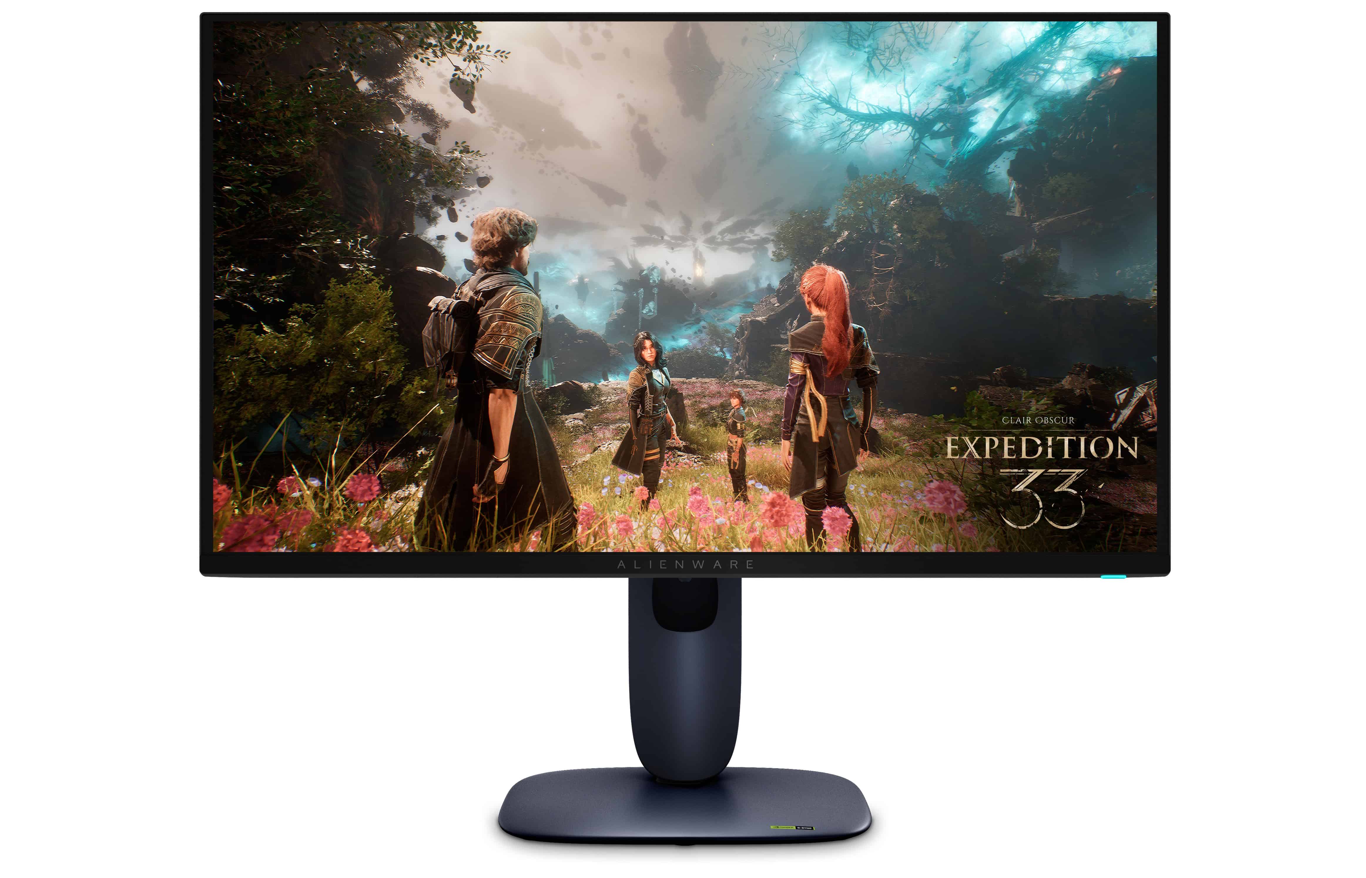Alienware AW2725Q computer monitor 67,8 cm (26.7) 3840 x 2160 Pixels 4K Ultra HD QD-OLED Zwart (GAME-AW2725Q) thumbnail